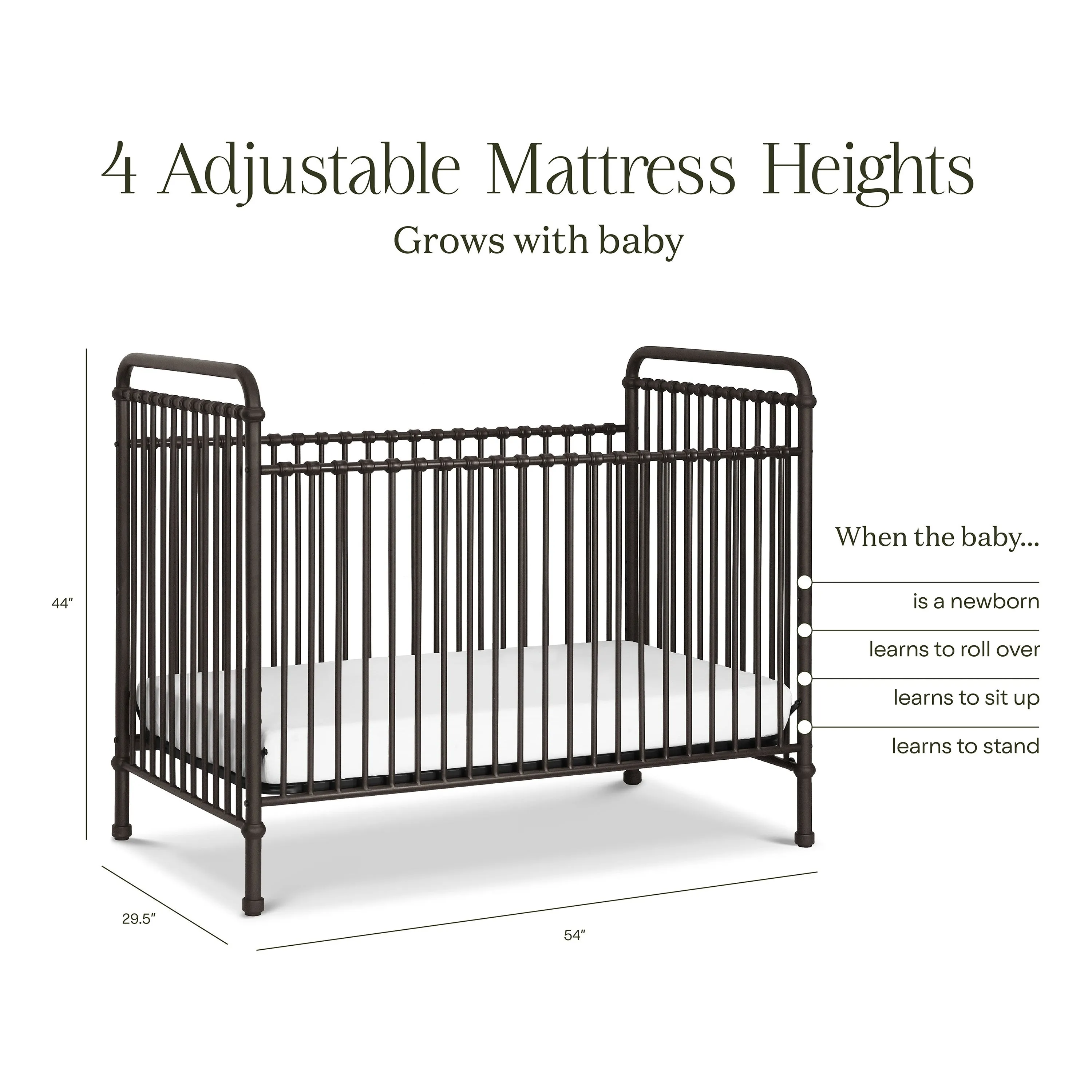 Abigail 3-in-1 Convertible Crib