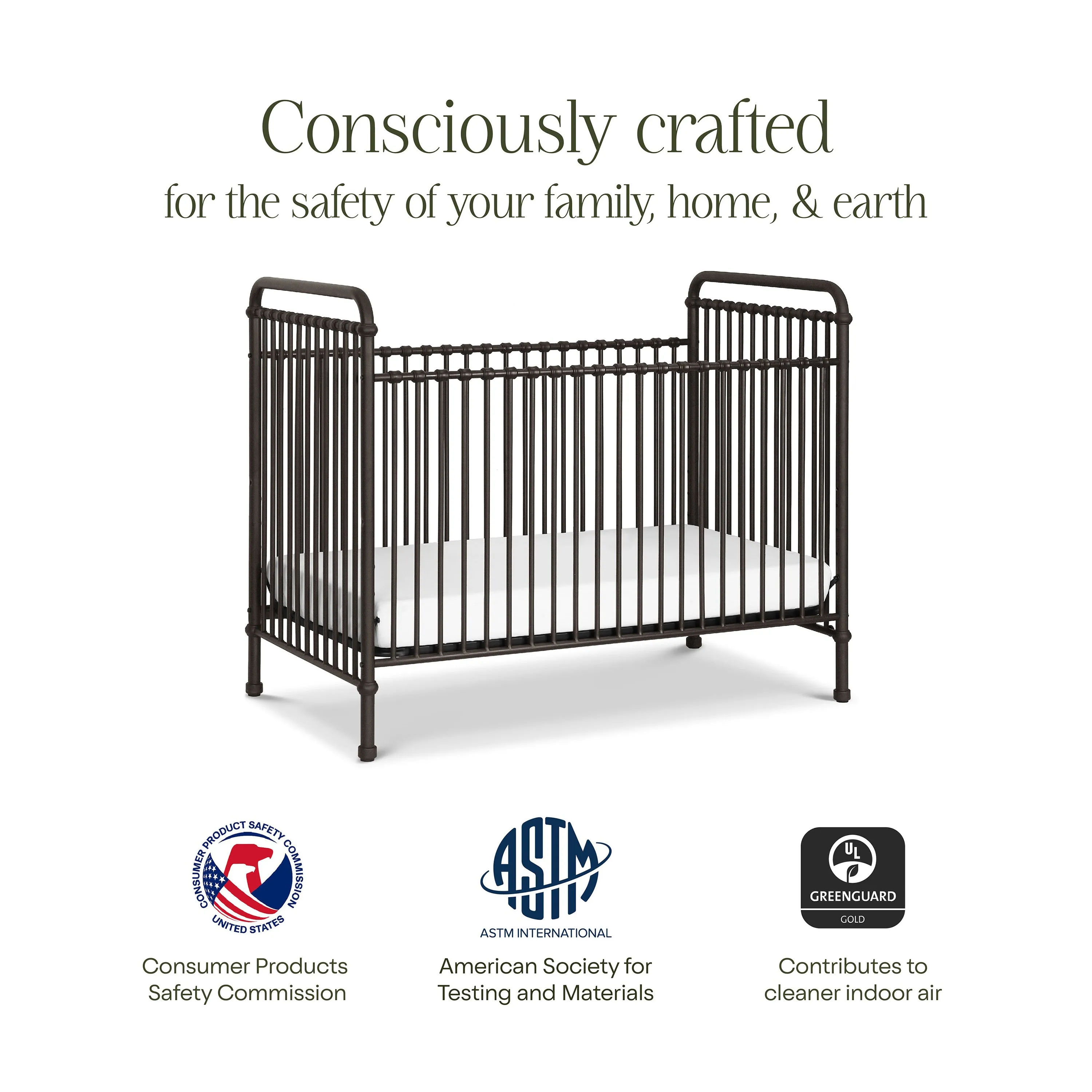 Abigail 3-in-1 Convertible Crib