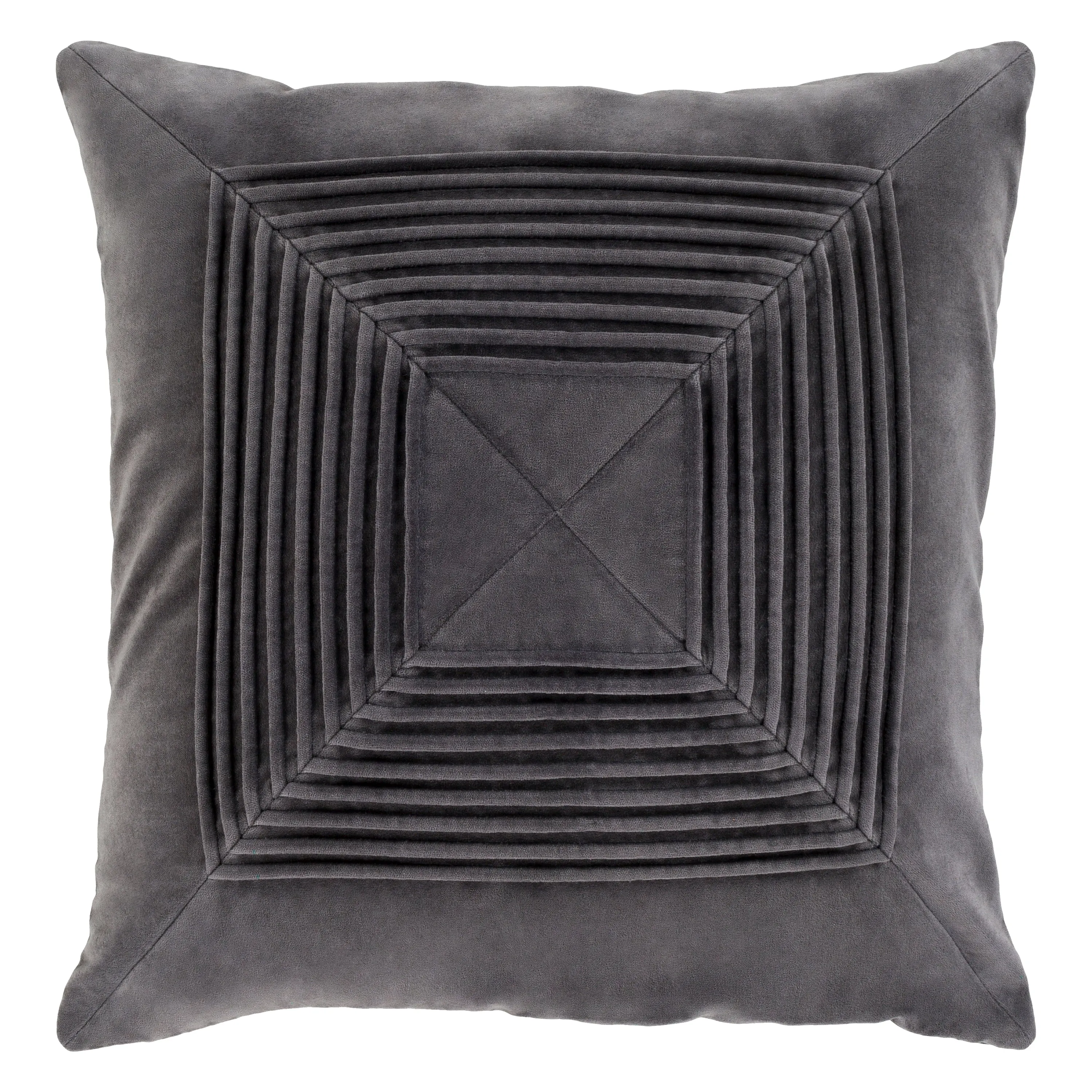Akira Pleated Velvet Pillow