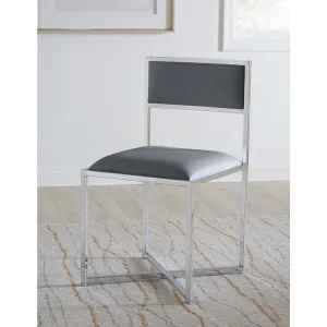 Amalfi X-Base Chair in Cobalt Leather Modus