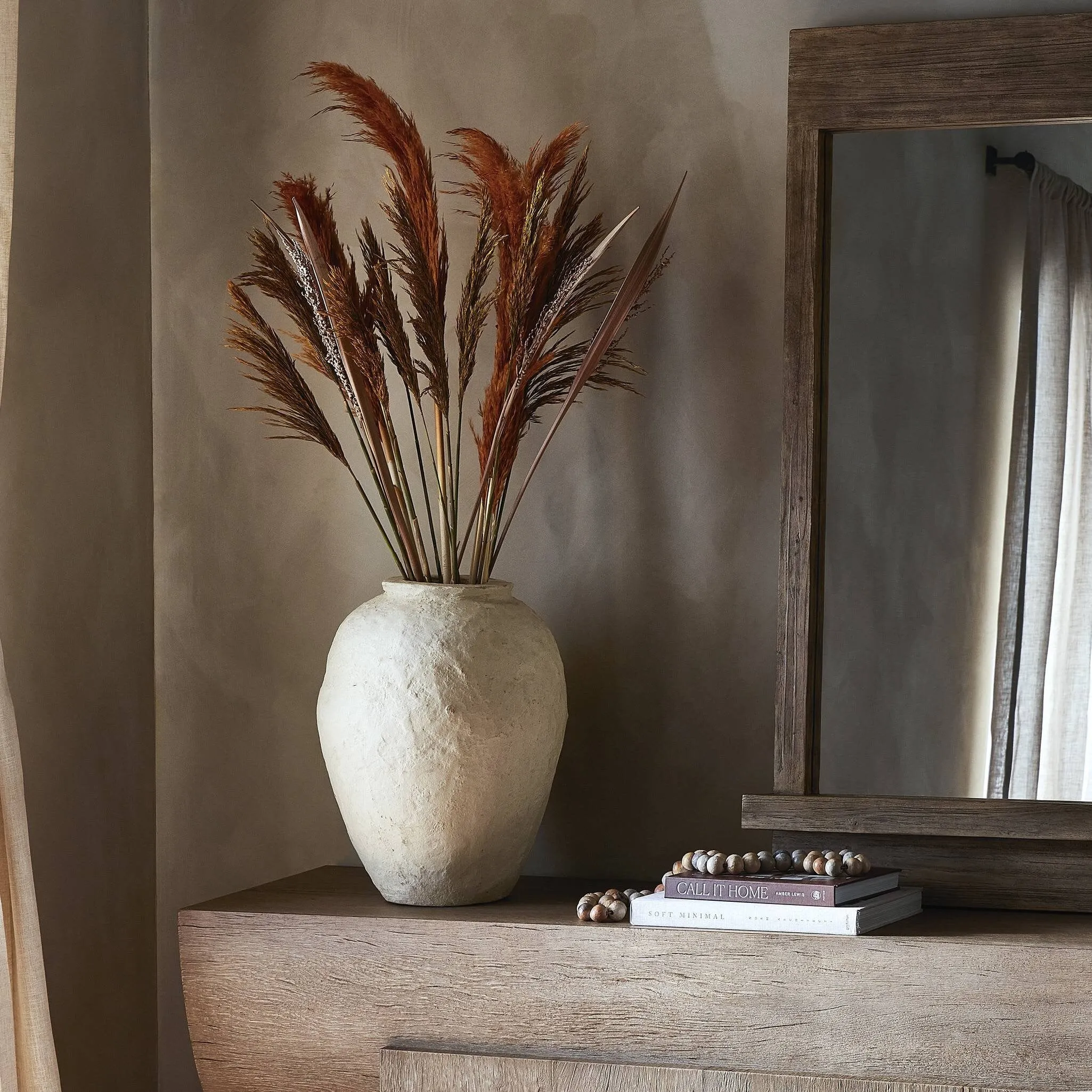 Amber Lewis x Four Hands Olivos Paper Mache Vase