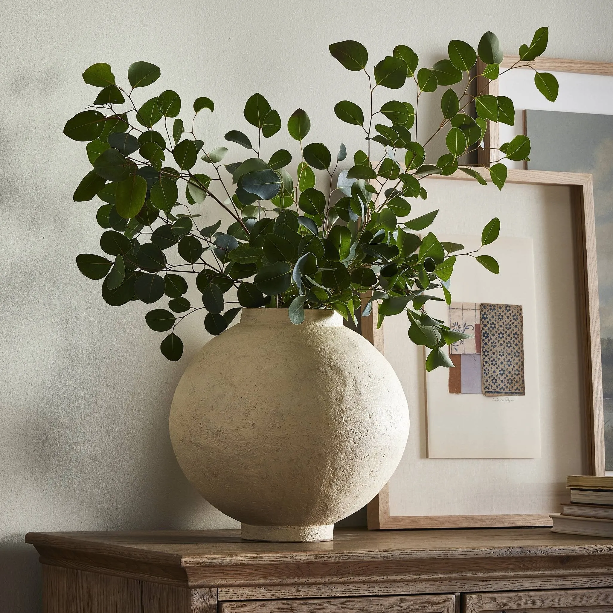 Amber Lewis x Four Hands Olivos Paper Mache Vase