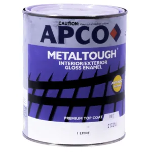 Apco MetalTough Gloss Enamel Chassis Red 1L