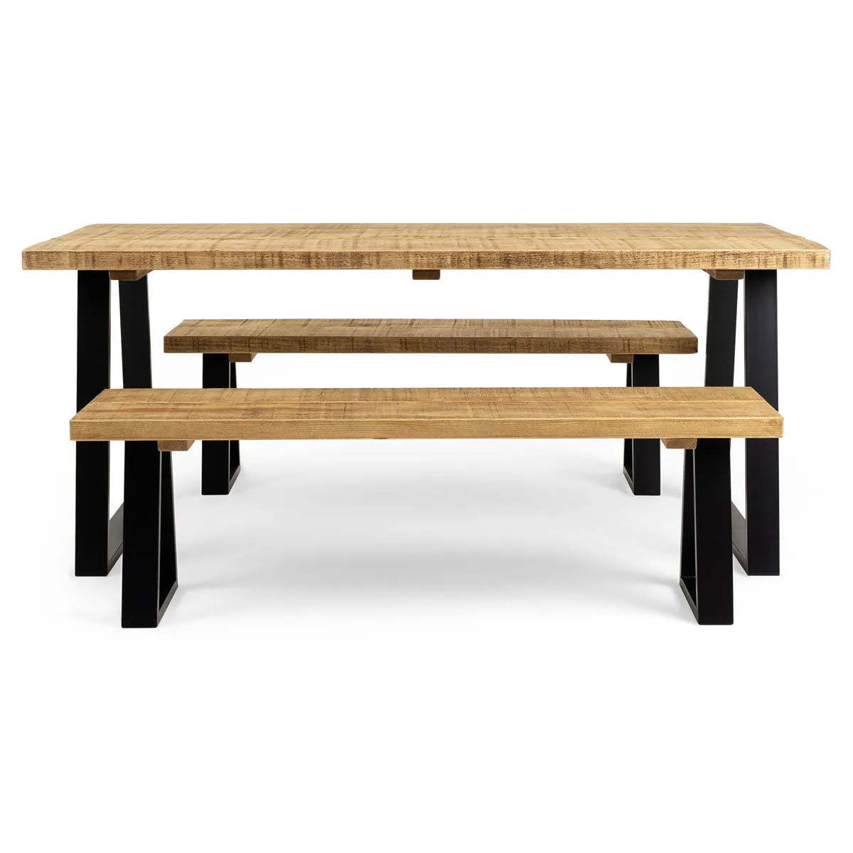 Armstrong Dining Table And Benches Funky Chunky