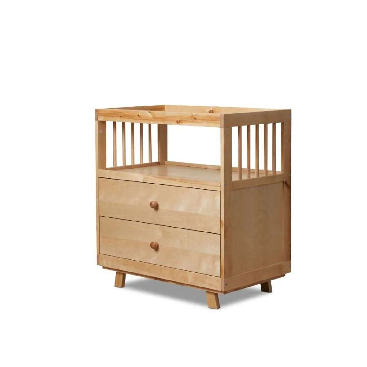 Aspen Change Table with Drawers - Birch Mocka