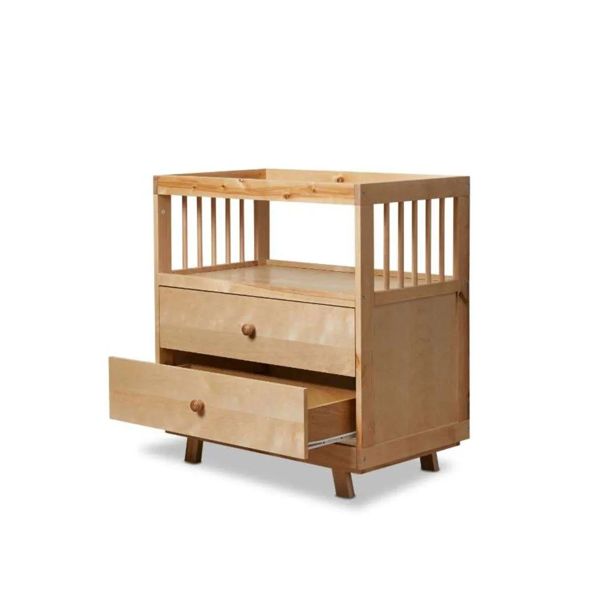 Aspen Change Table with Drawers - Birch Mocka