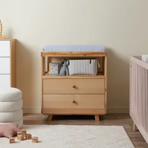 Aspen Change Table with Drawers - Birch Mocka