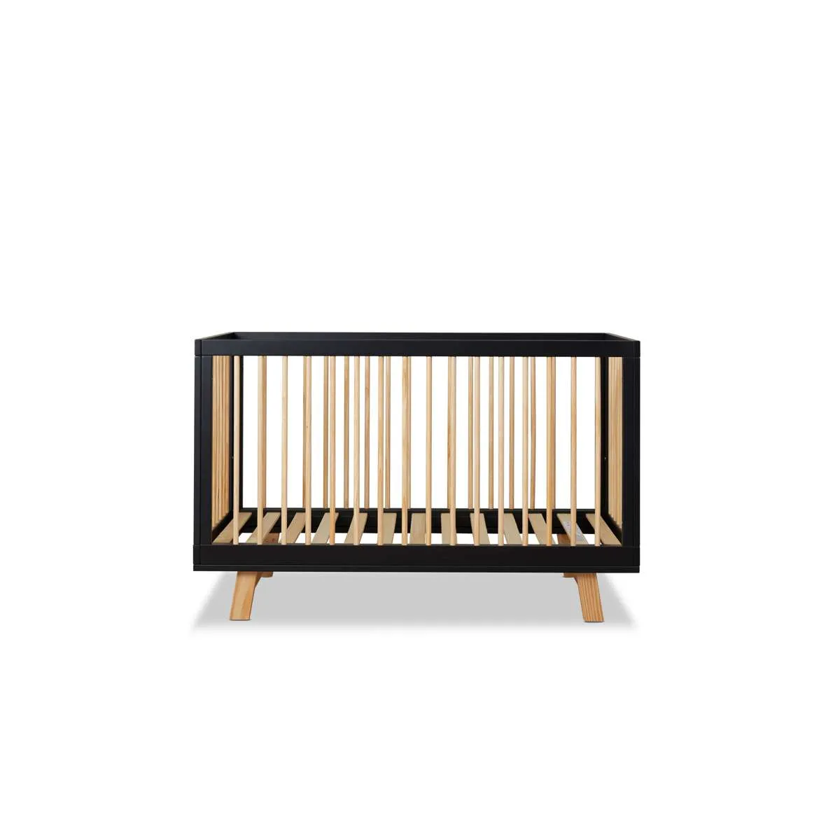 Aspen Classic Cot - Black/Natural Mocka