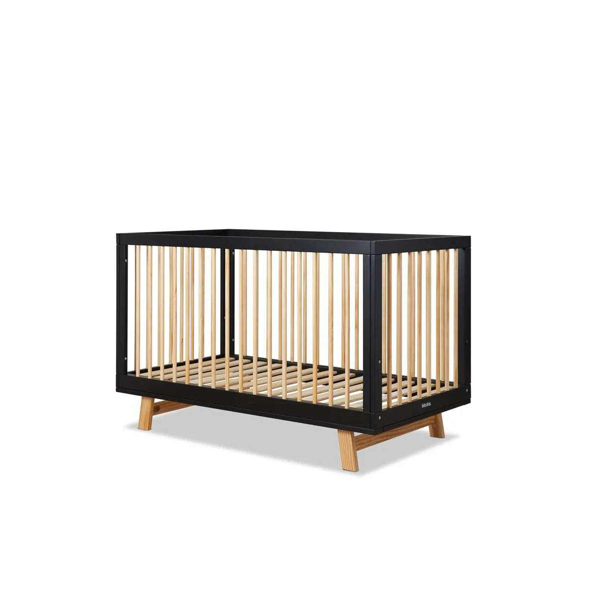 Aspen Classic Cot - Black/Natural Mocka