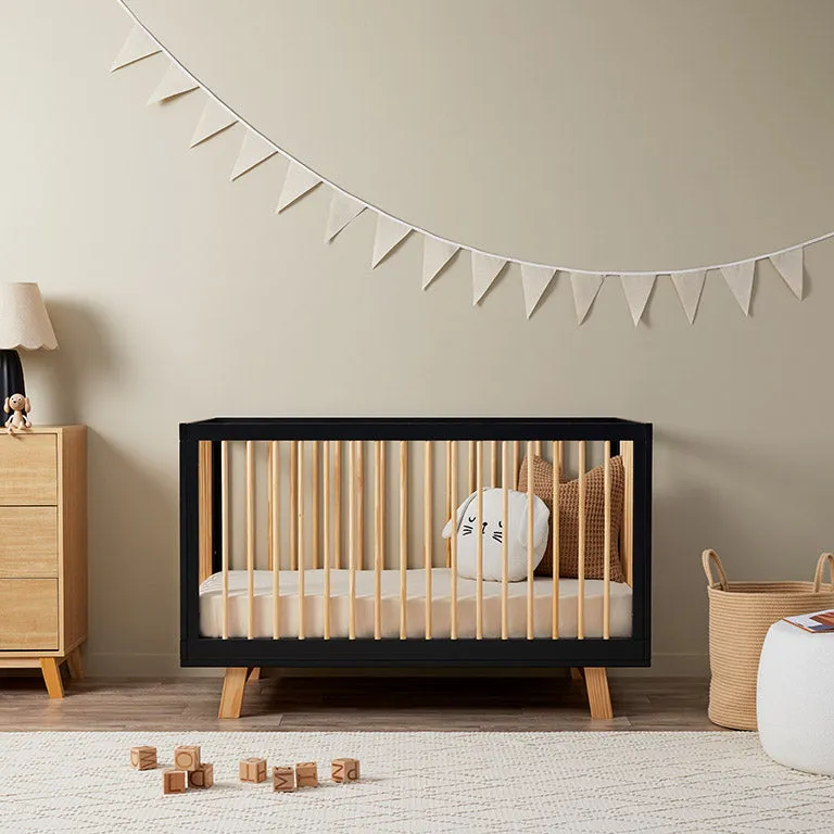 Aspen Classic Cot - Black/Natural Mocka