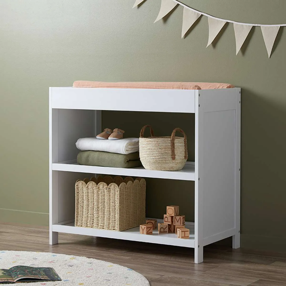 Aspiring Change Table - White Mocka