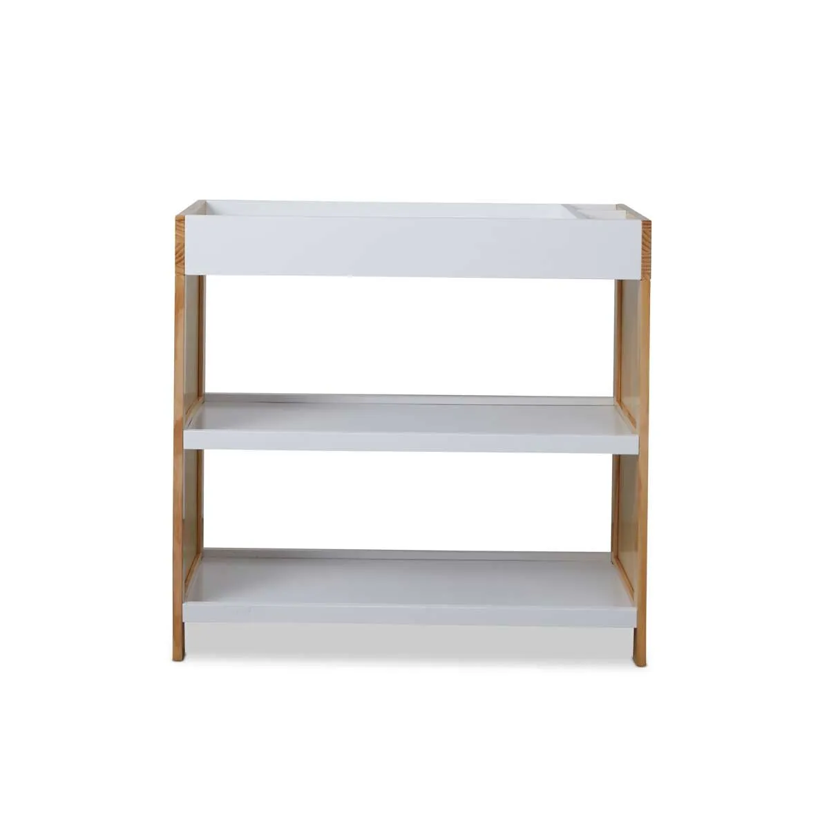 Aspiring Change Table - White/Natural Mocka