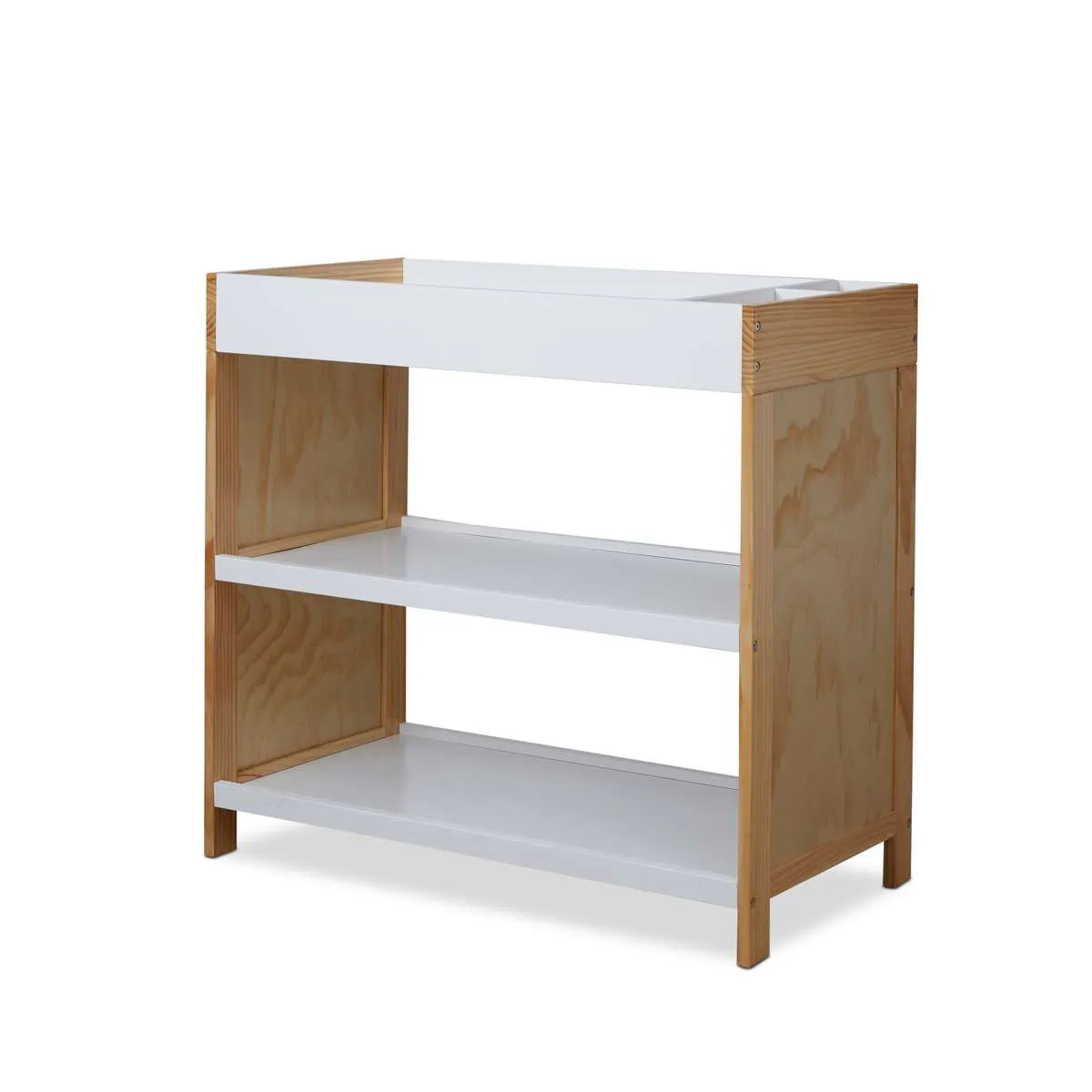 Aspiring Change Table - White/Natural Mocka