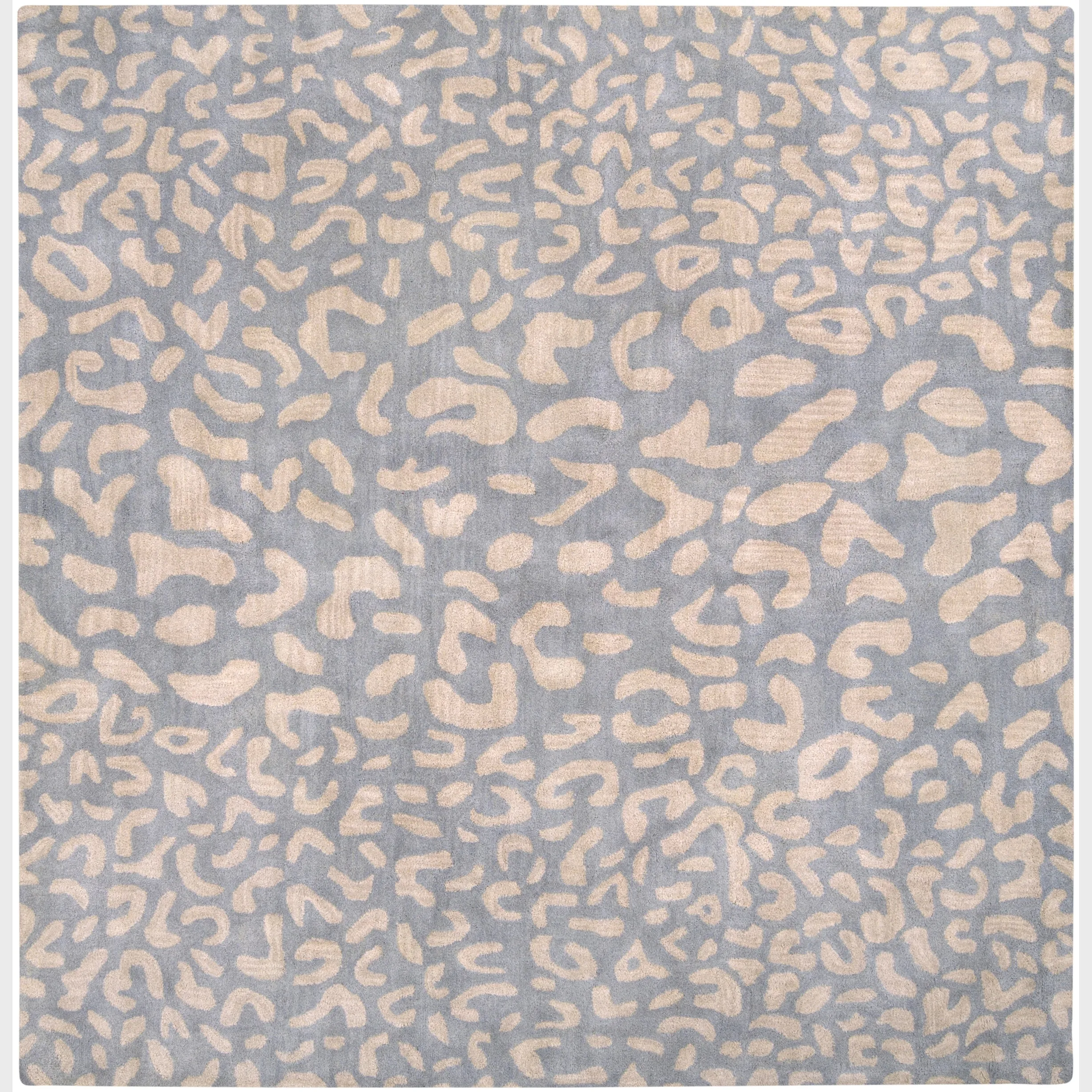 Athena Animal Print Square Rug