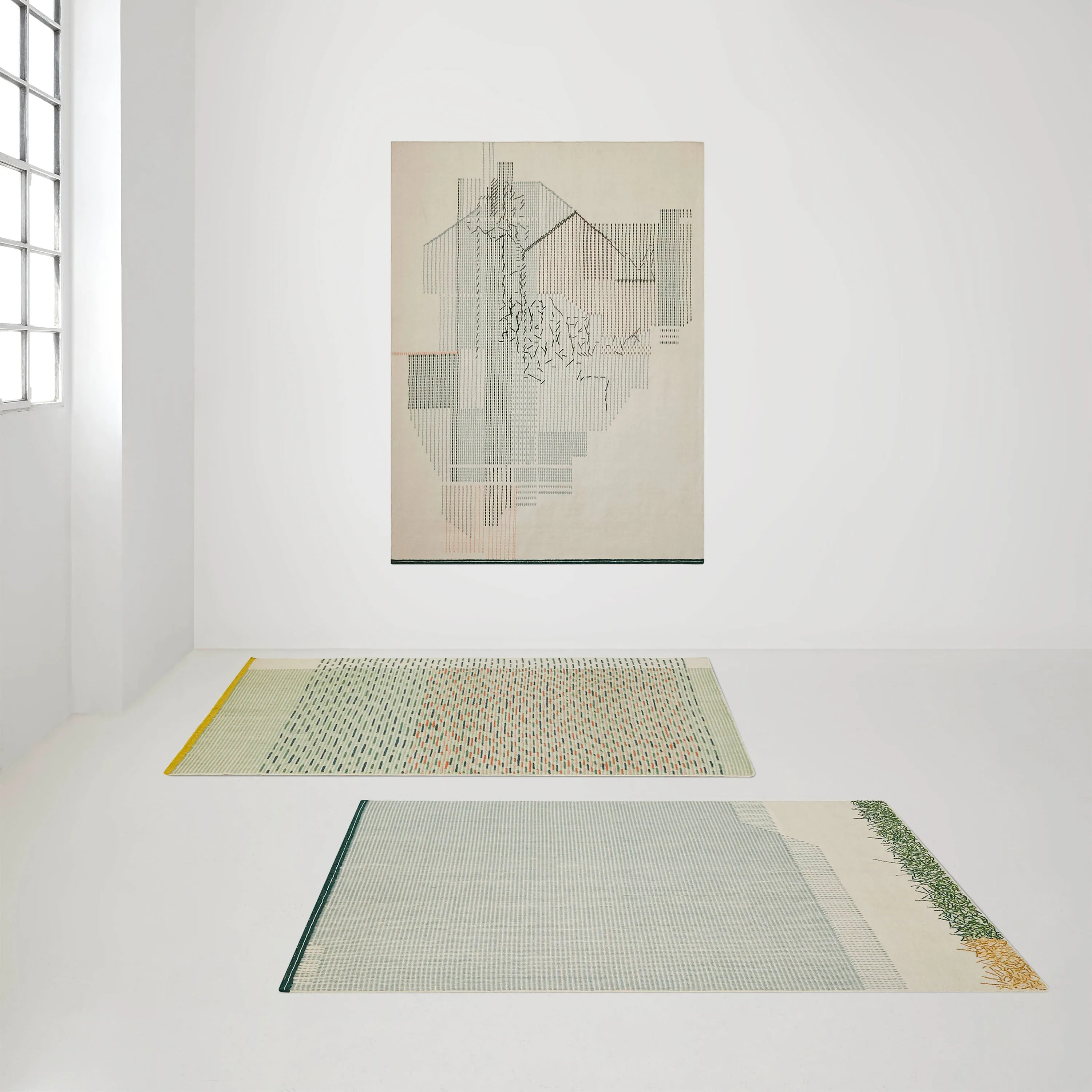 Backstitch Busy Rug