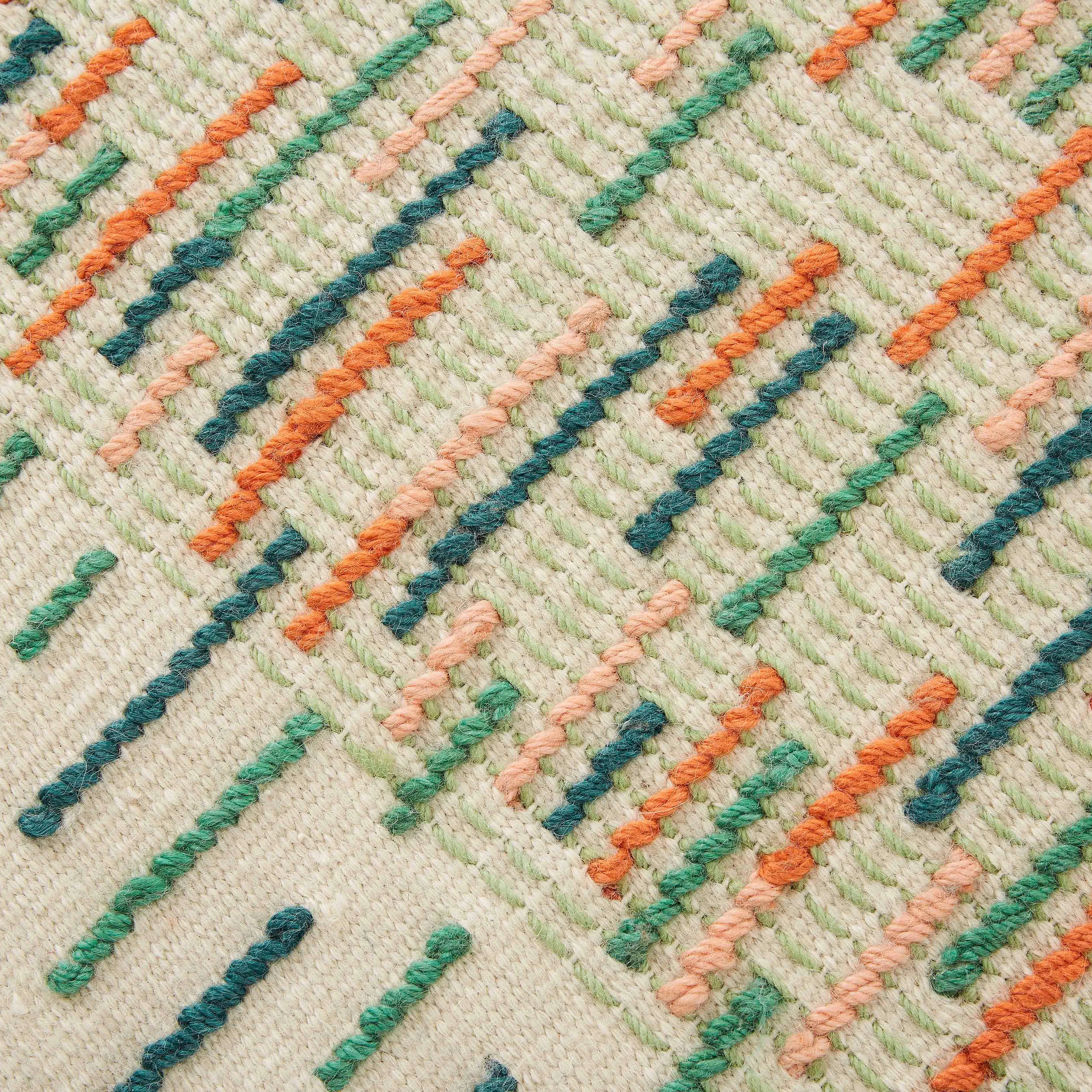 Backstitch Busy Rug