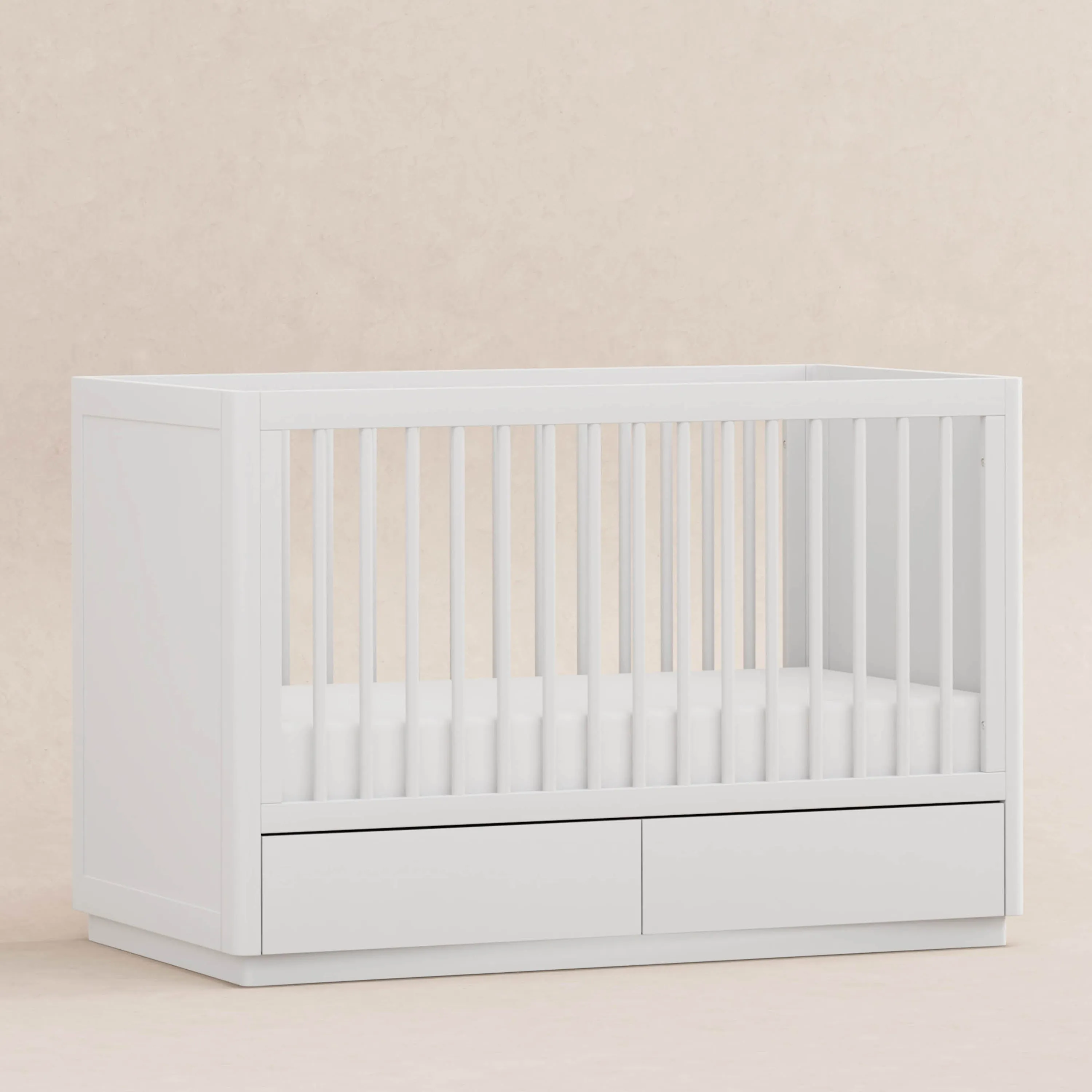 Bento 3-in-1 Convertible Storage Crib with Toddler Bed Conversion Kit
