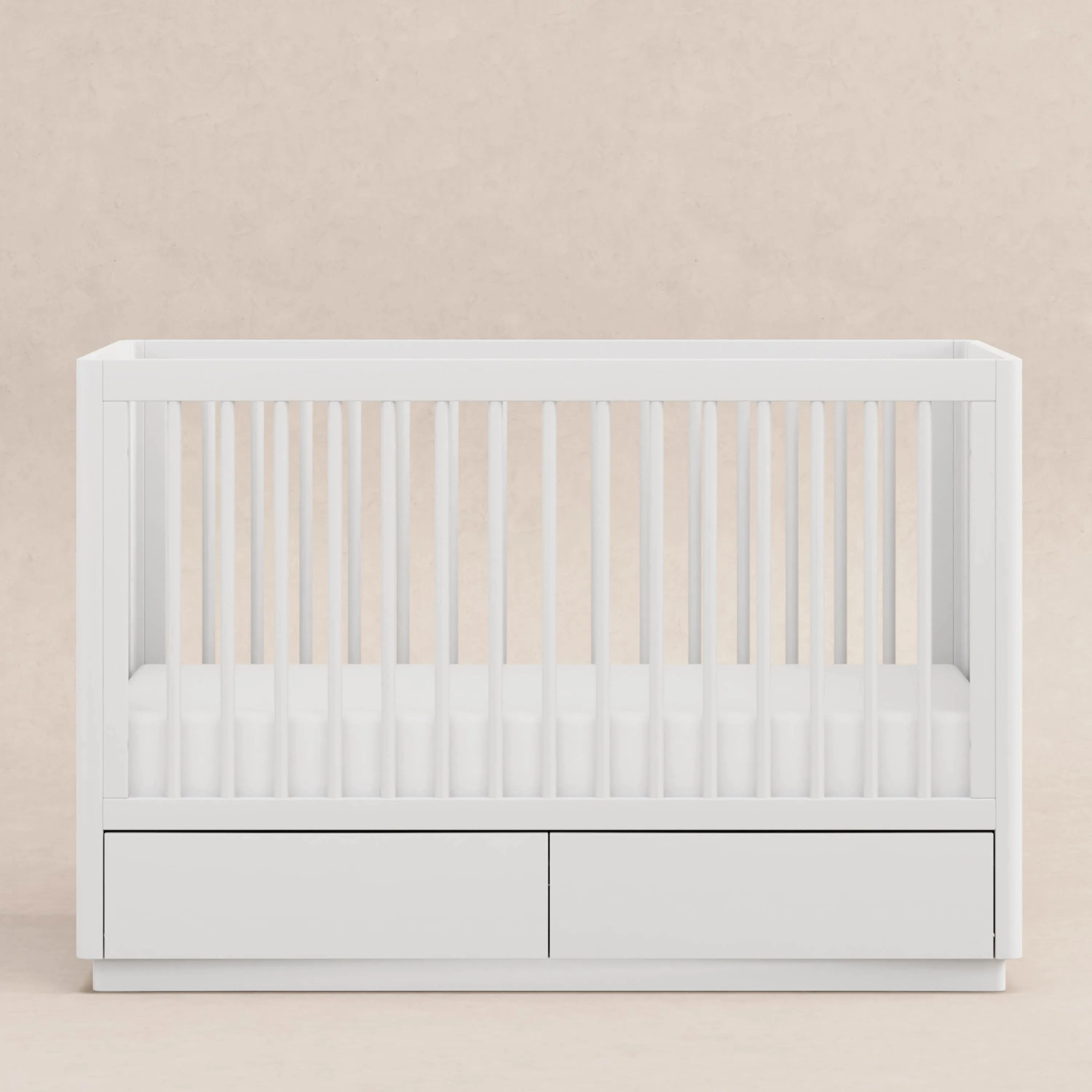 Bento 3-in-1 Convertible Storage Crib with Toddler Bed Conversion Kit