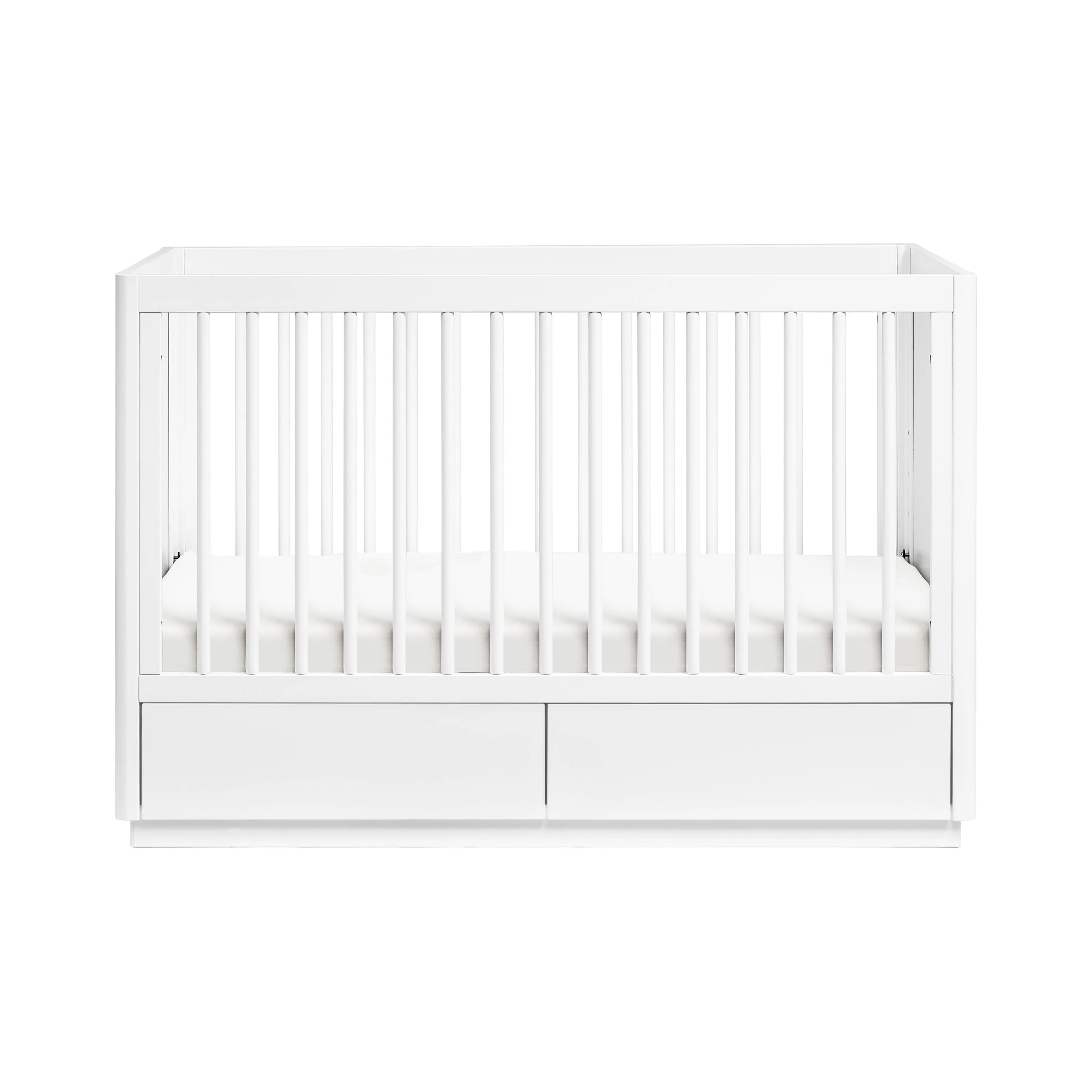 Bento 3-in-1 Convertible Storage Crib with Toddler Bed Conversion Kit
