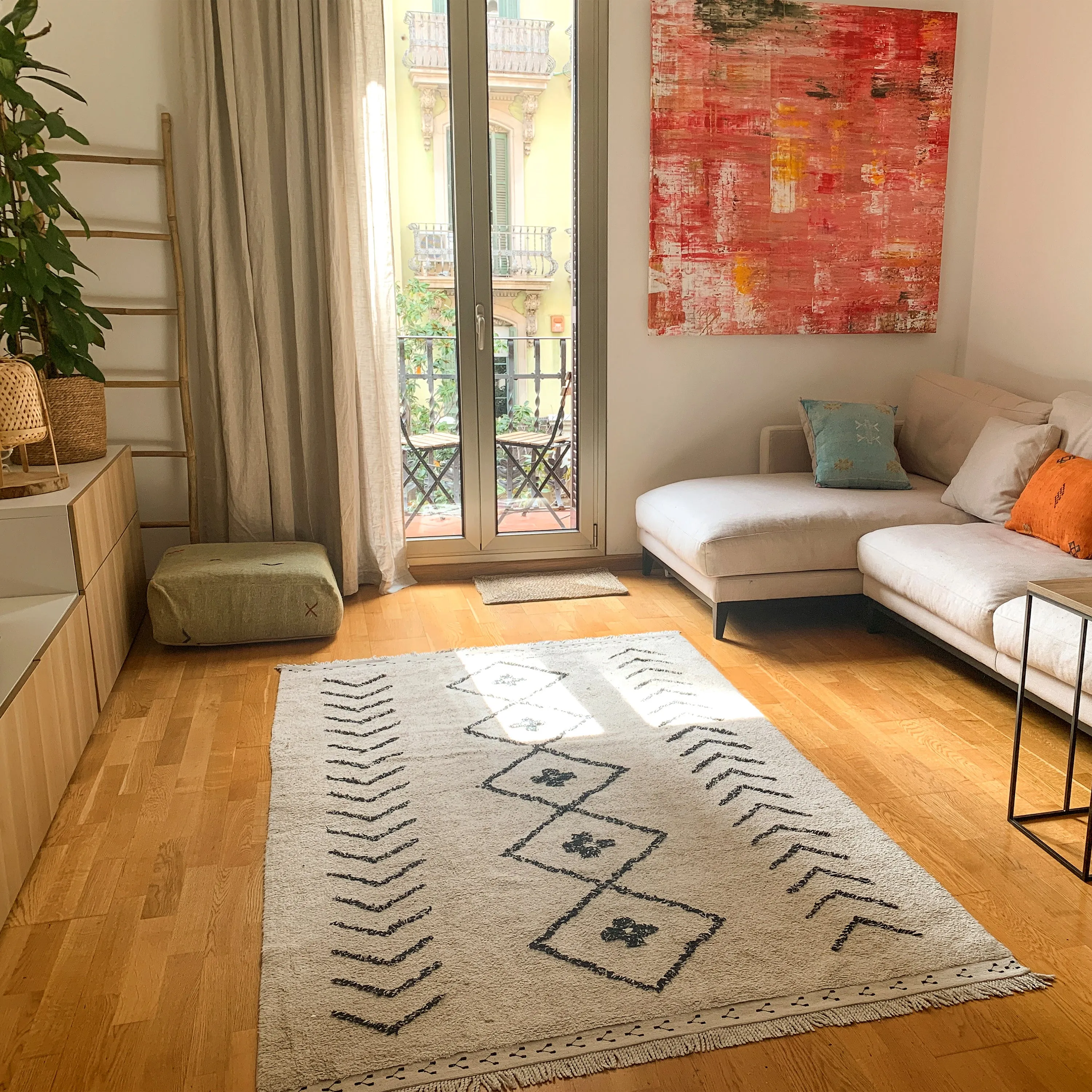 Bereber Rhombs Washable Rug