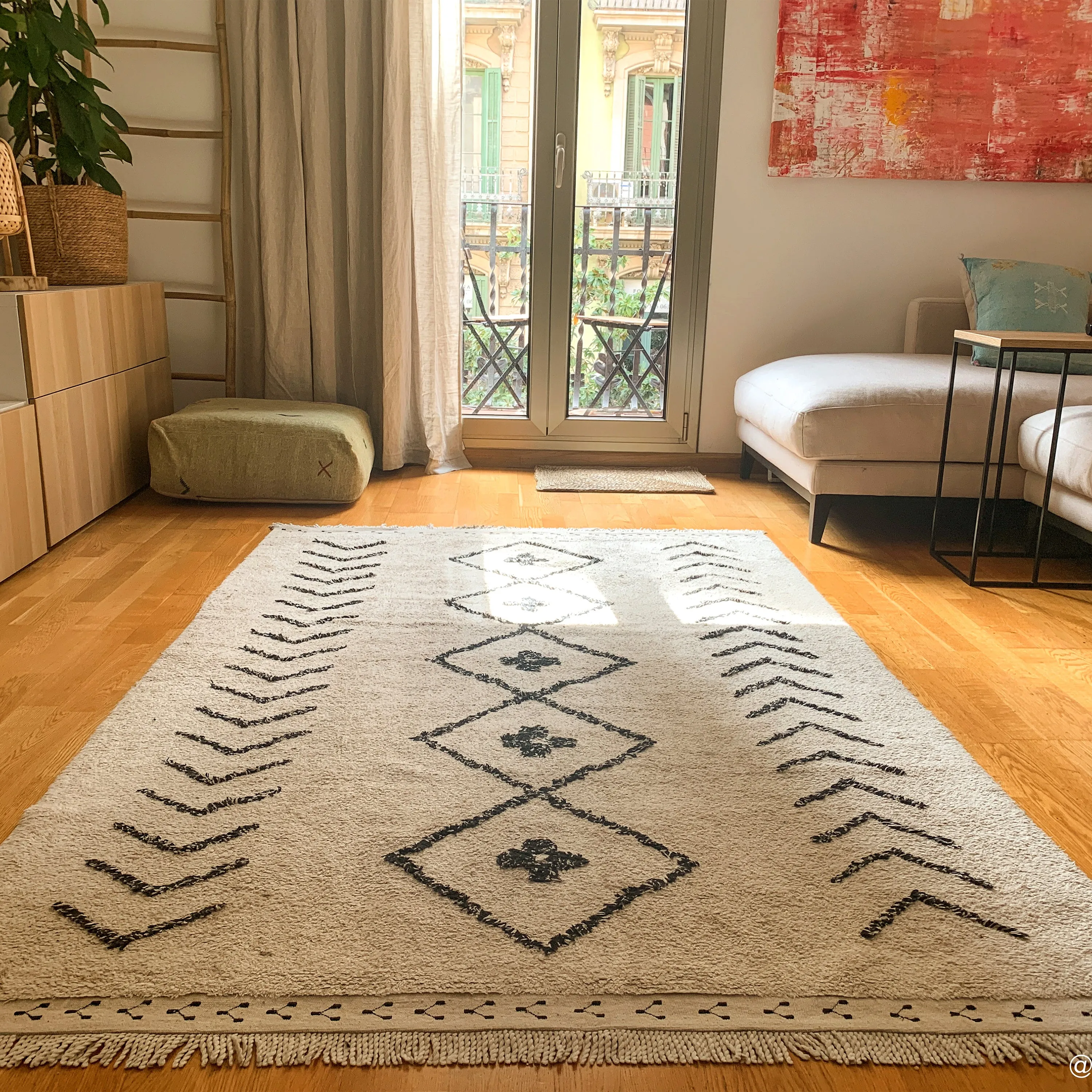 Bereber Rhombs Washable Rug