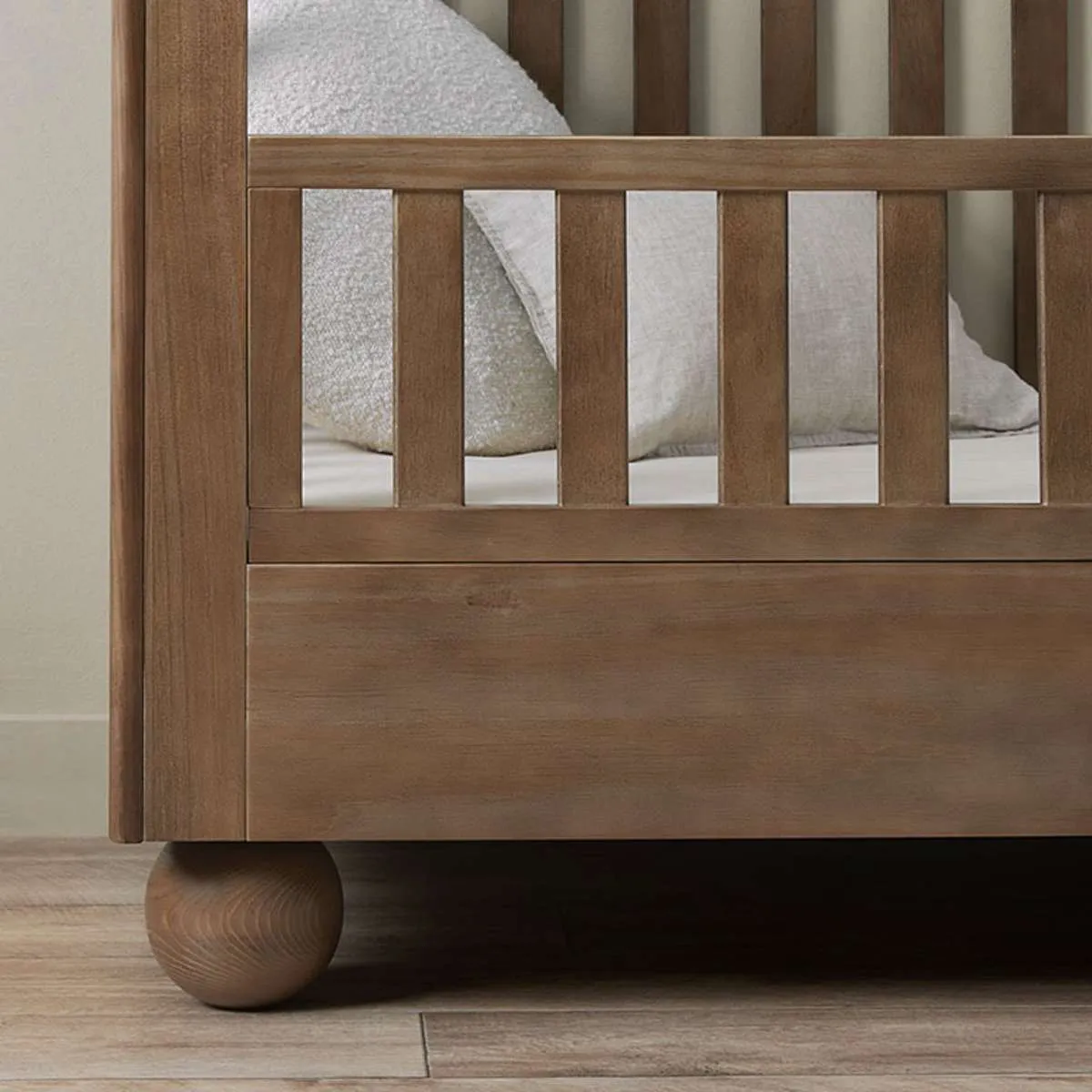 Blake Cot Toddler Bed Half Frame - Almond Mocka