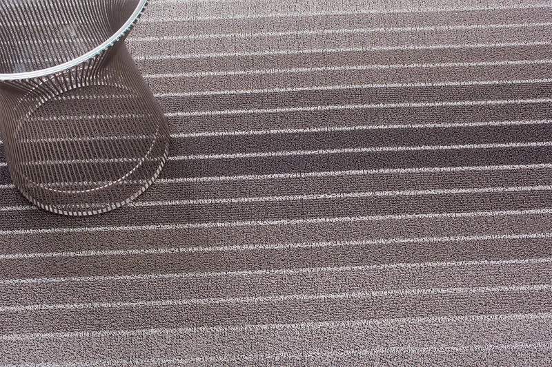 Block Stripe Indoor/Outdoor Shag Mat