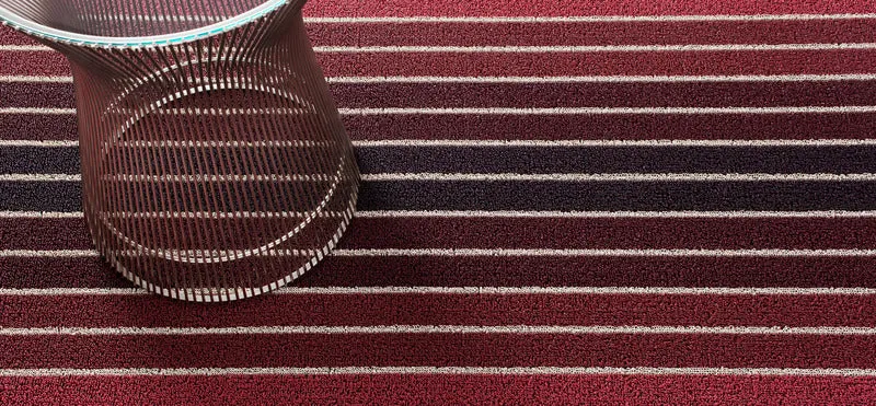 Block Stripe Indoor/Outdoor Shag Mat