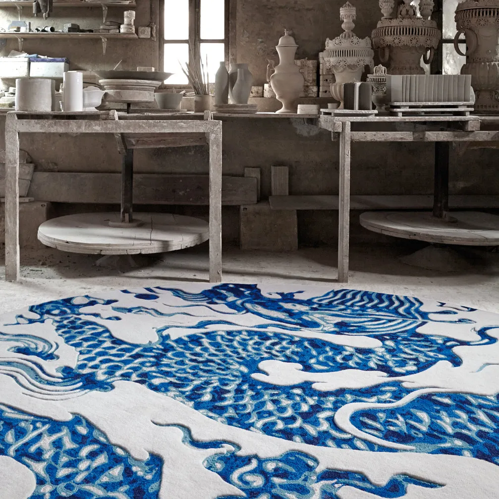 Blue China Rug