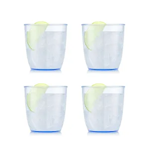 Bodum Kvadrant Drink Glass 200 Ml 4 Pcs., Blue Moon