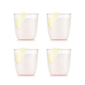 Bodum Kvadrant Drink Glass 200 Ml 4 Pcs., Strawberry