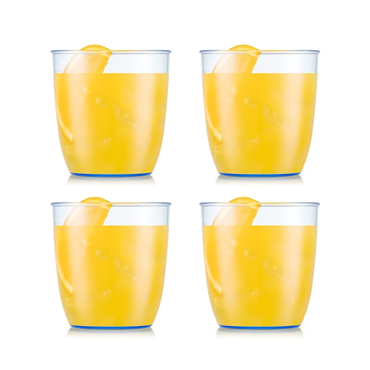 Bodum Kvadrant Drink Glass 350 Ml 4 Pcs., Blue Moon