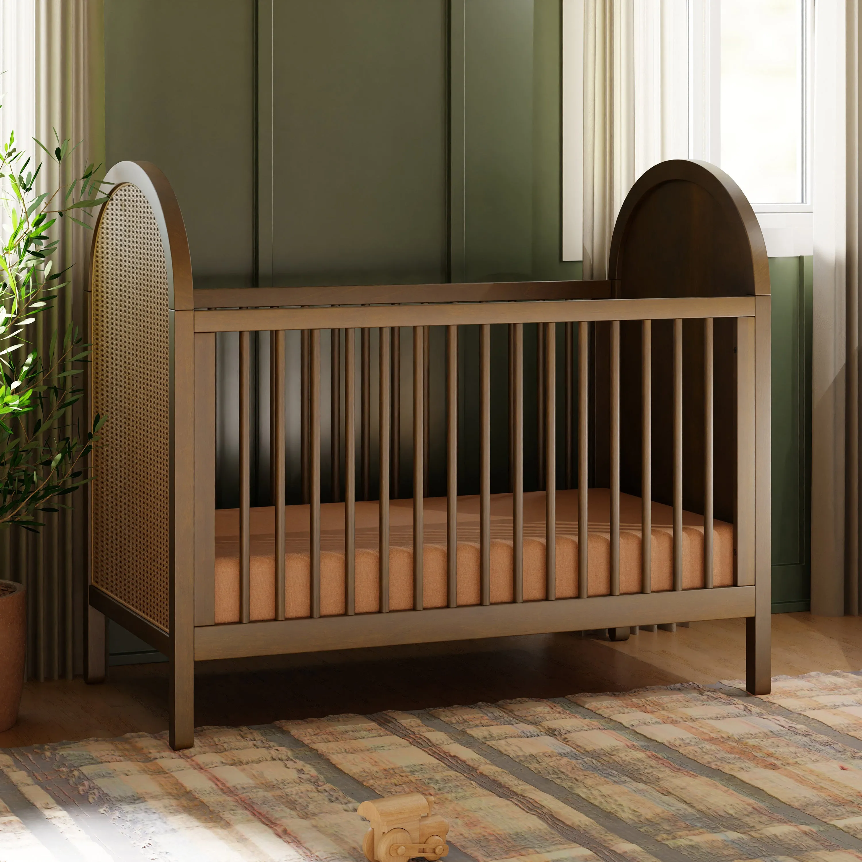 Bondi 3-in-1 Convertible Crib with Toddler Bed Conversion Kit