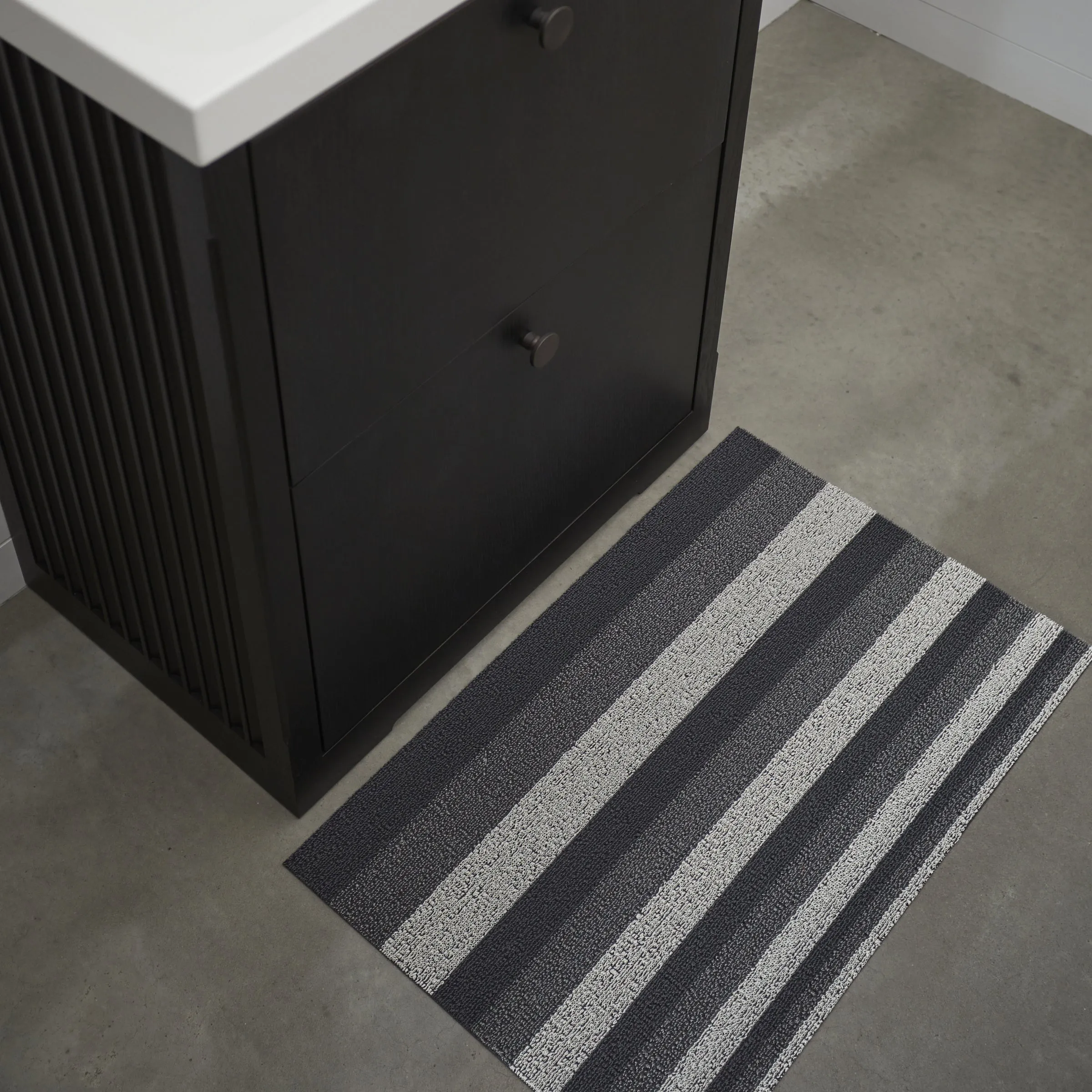 Bounce Stripe Indoor/Outdoor Shag Floormat