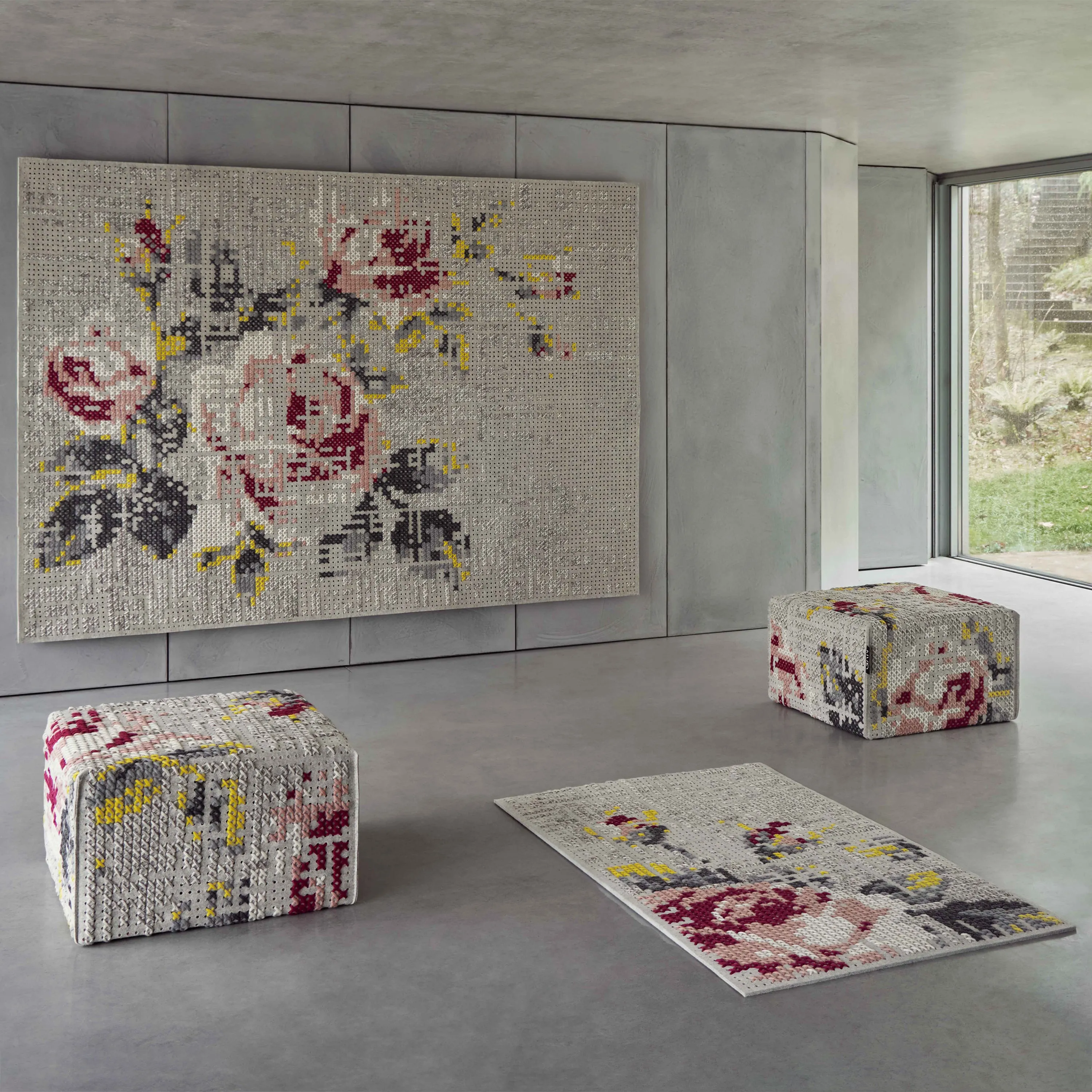 Canevas Spaces Flowers Rug