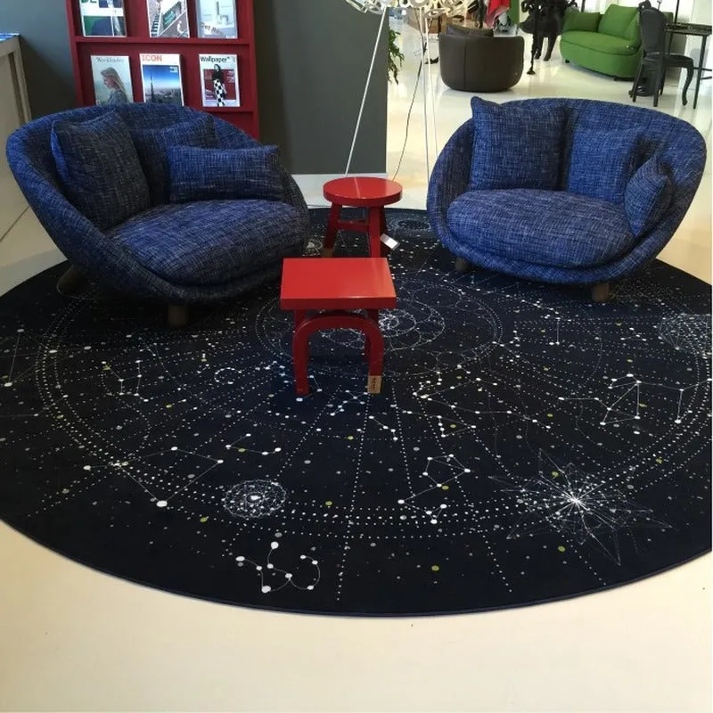 Celestial Round Rug
