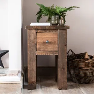 Coleridge Side Table with Drawer Funky Chunky