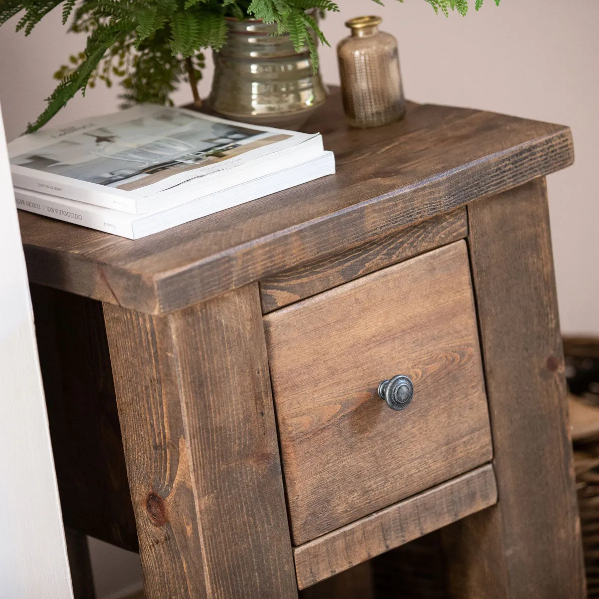 Coleridge Side Table with Drawer Funky Chunky