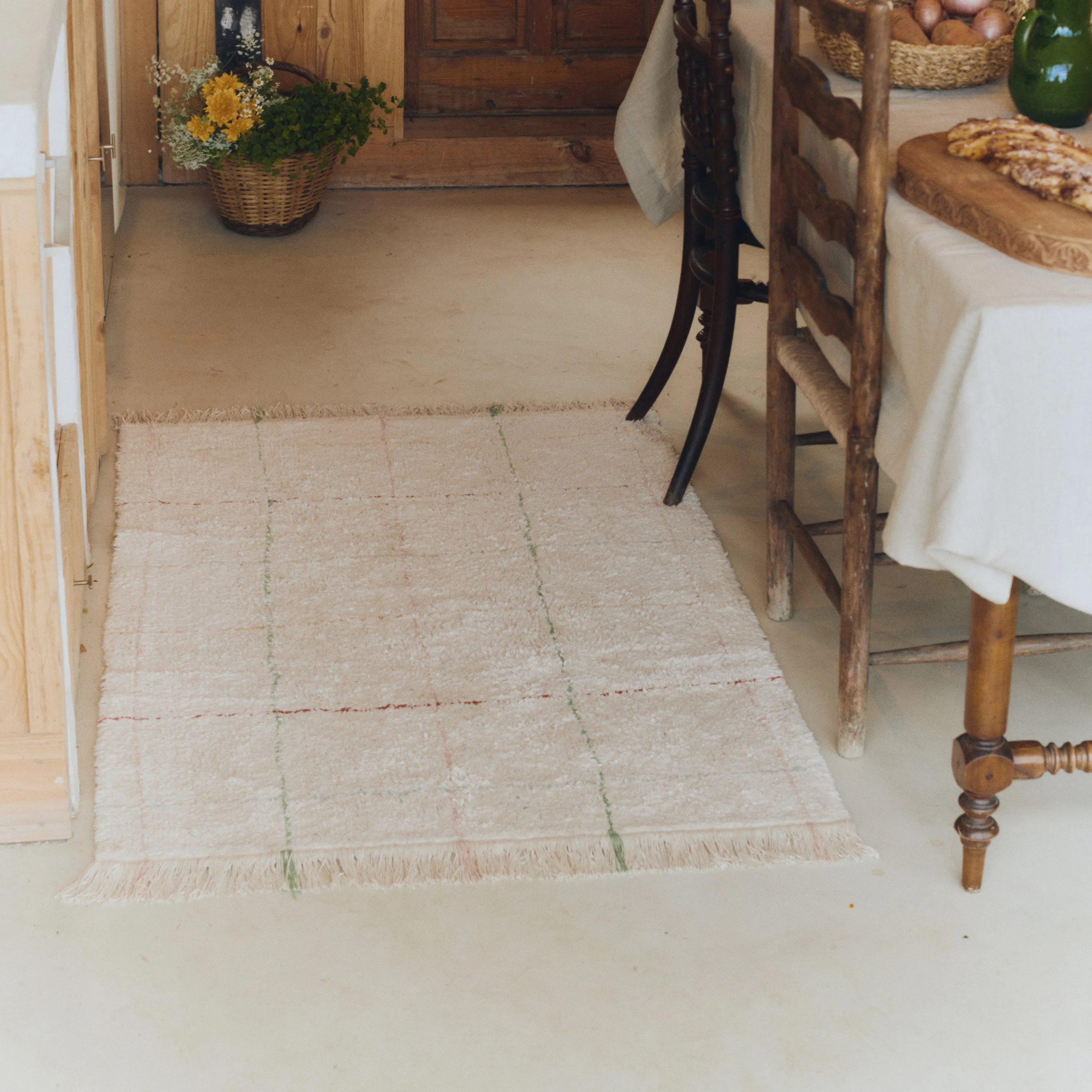 Color Lines Washable Rug
