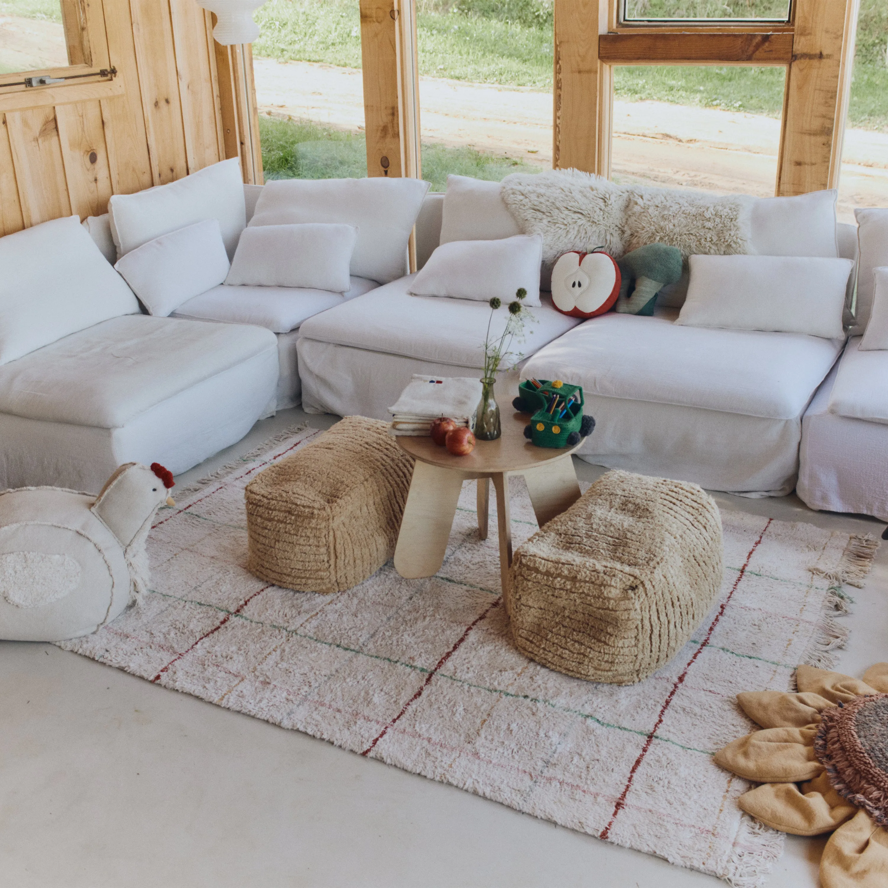 Color Lines Washable Rug