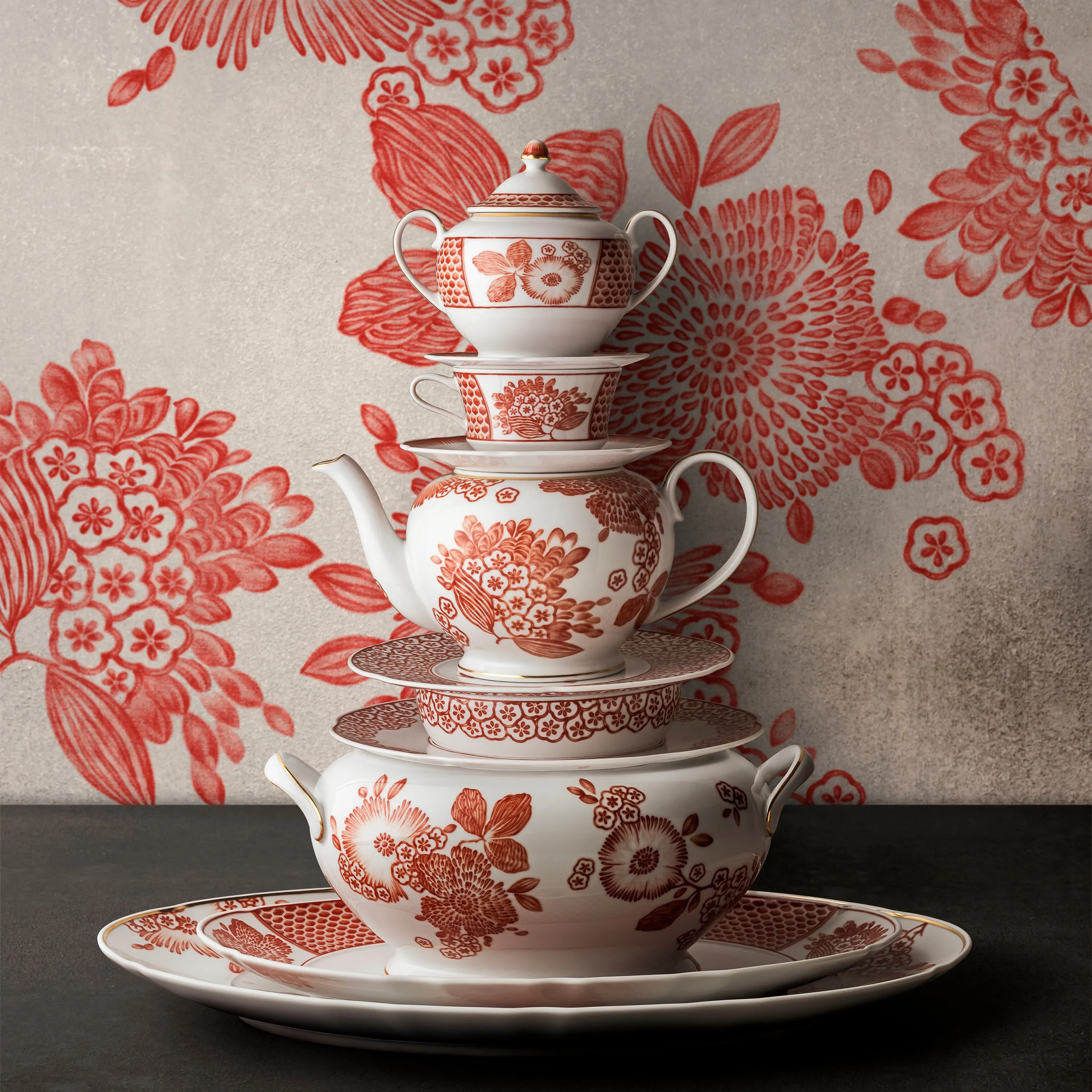 Coralina Tea Cup & Saucer