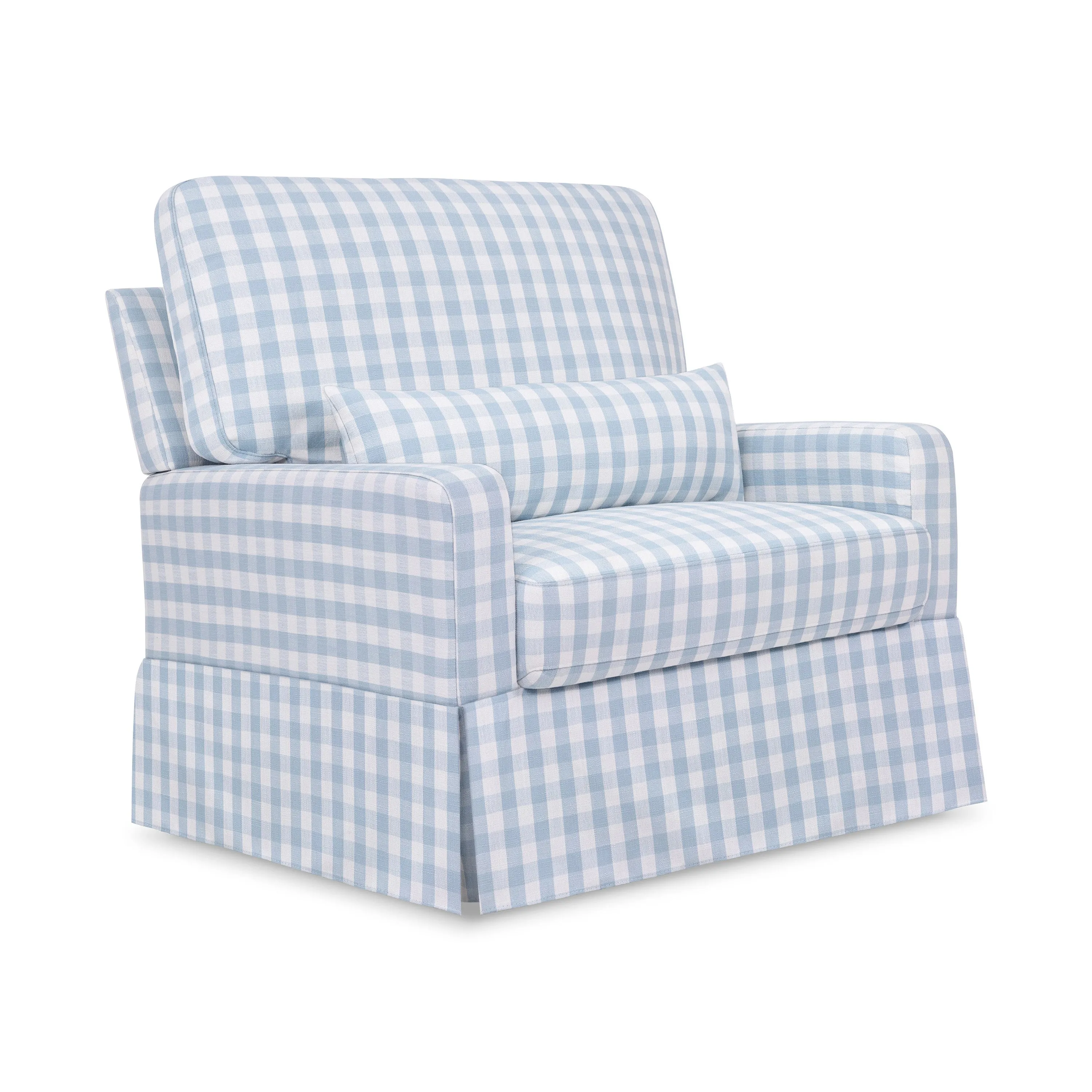 Crawford Pillowback Chair and a Half Comfort Swivel Glider