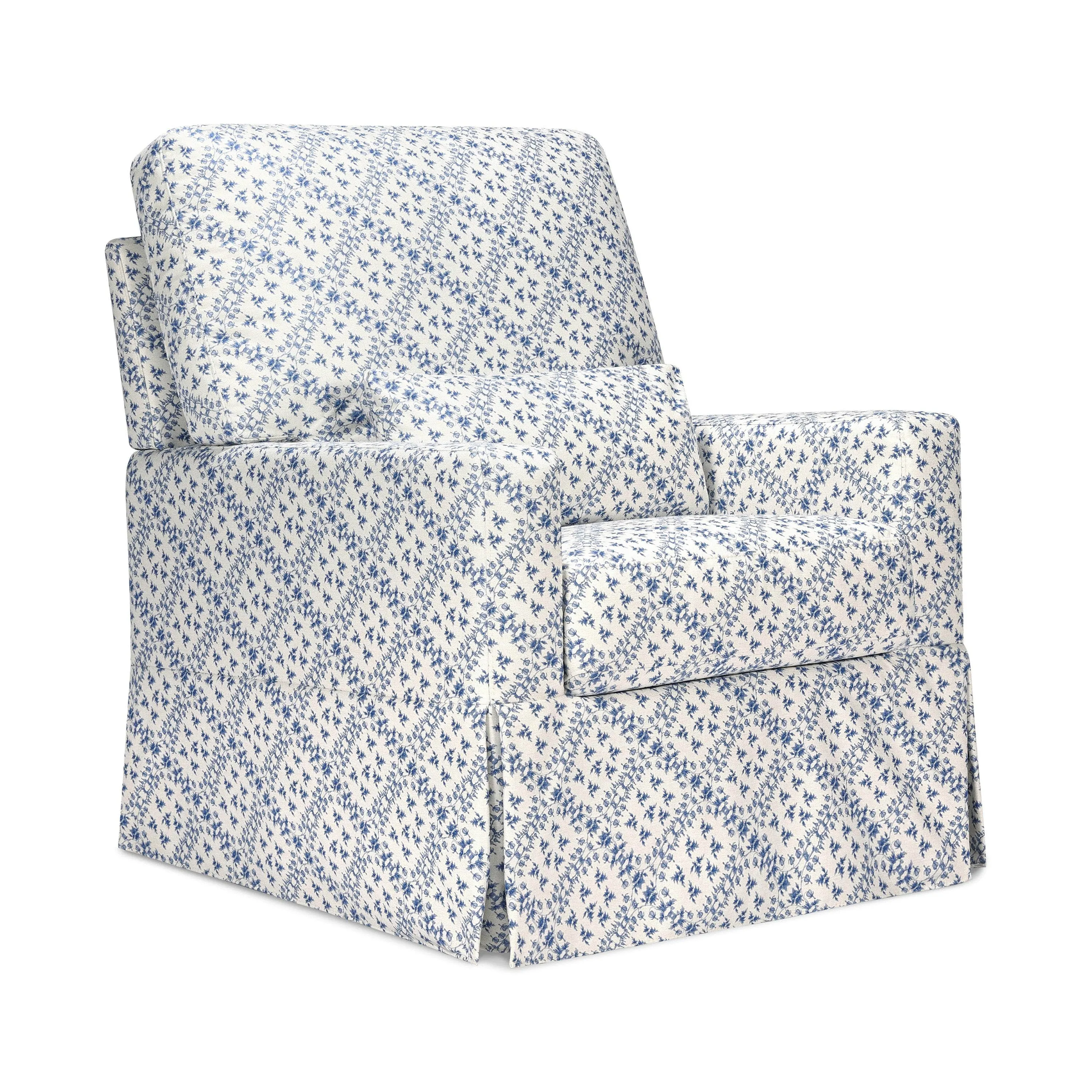 Crawford Pillowback Comfort Swivel Glider