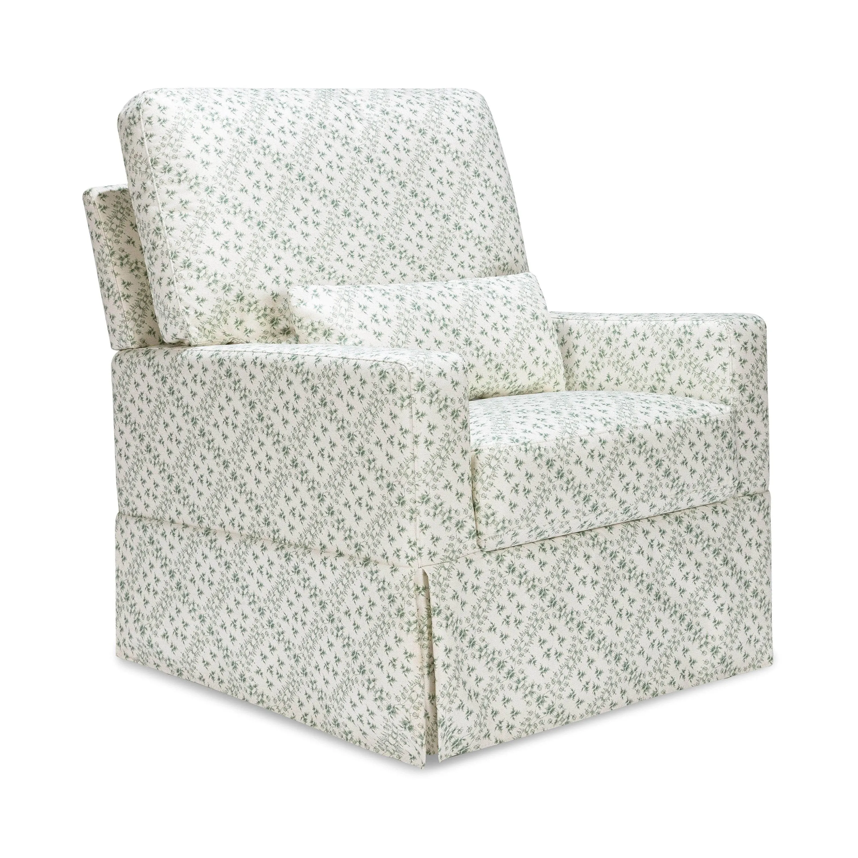 Crawford Pillowback Comfort Swivel Glider