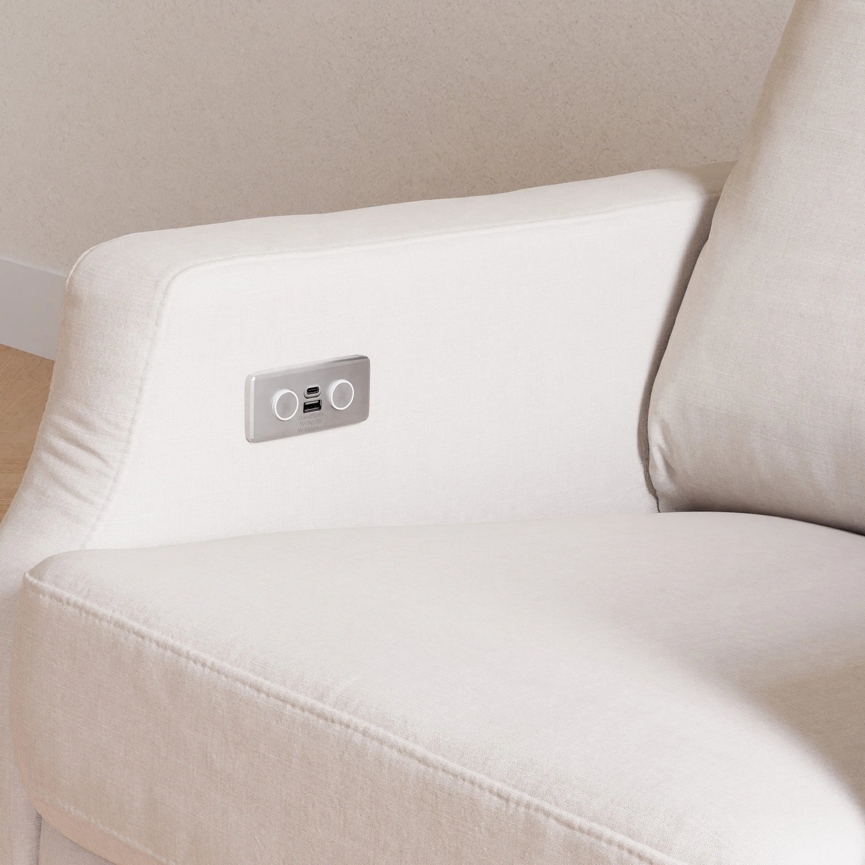 Crewe Electronic Recliner and Swivel Glider