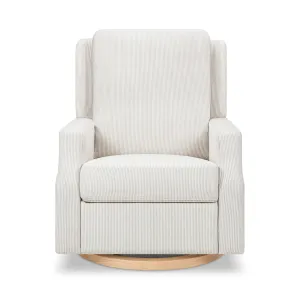 Crewe Recliner and Swivel Glider with Wood Base