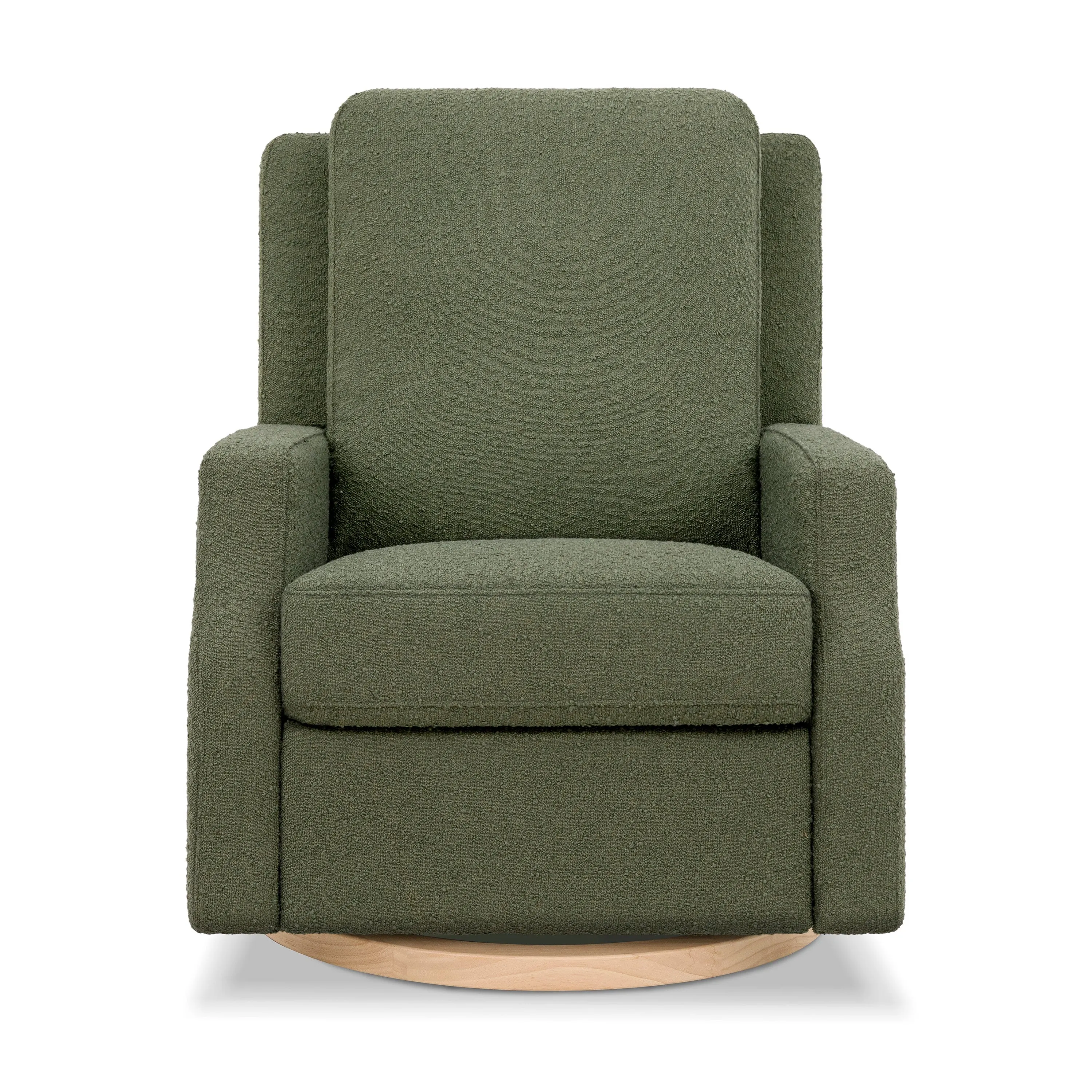 Crewe Recliner and Swivel Glider with Wood Base