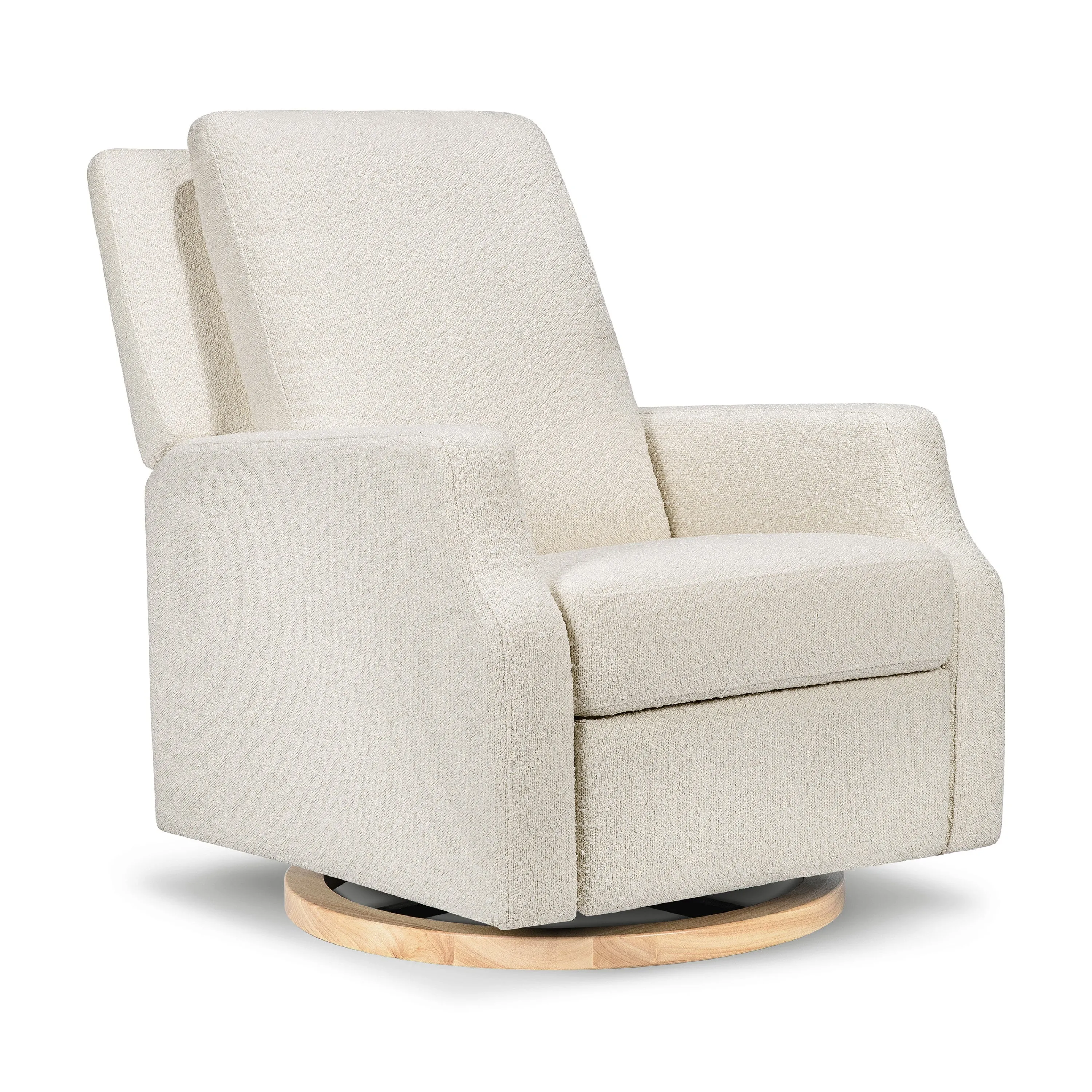 Crewe Recliner and Swivel Glider with Wood Base