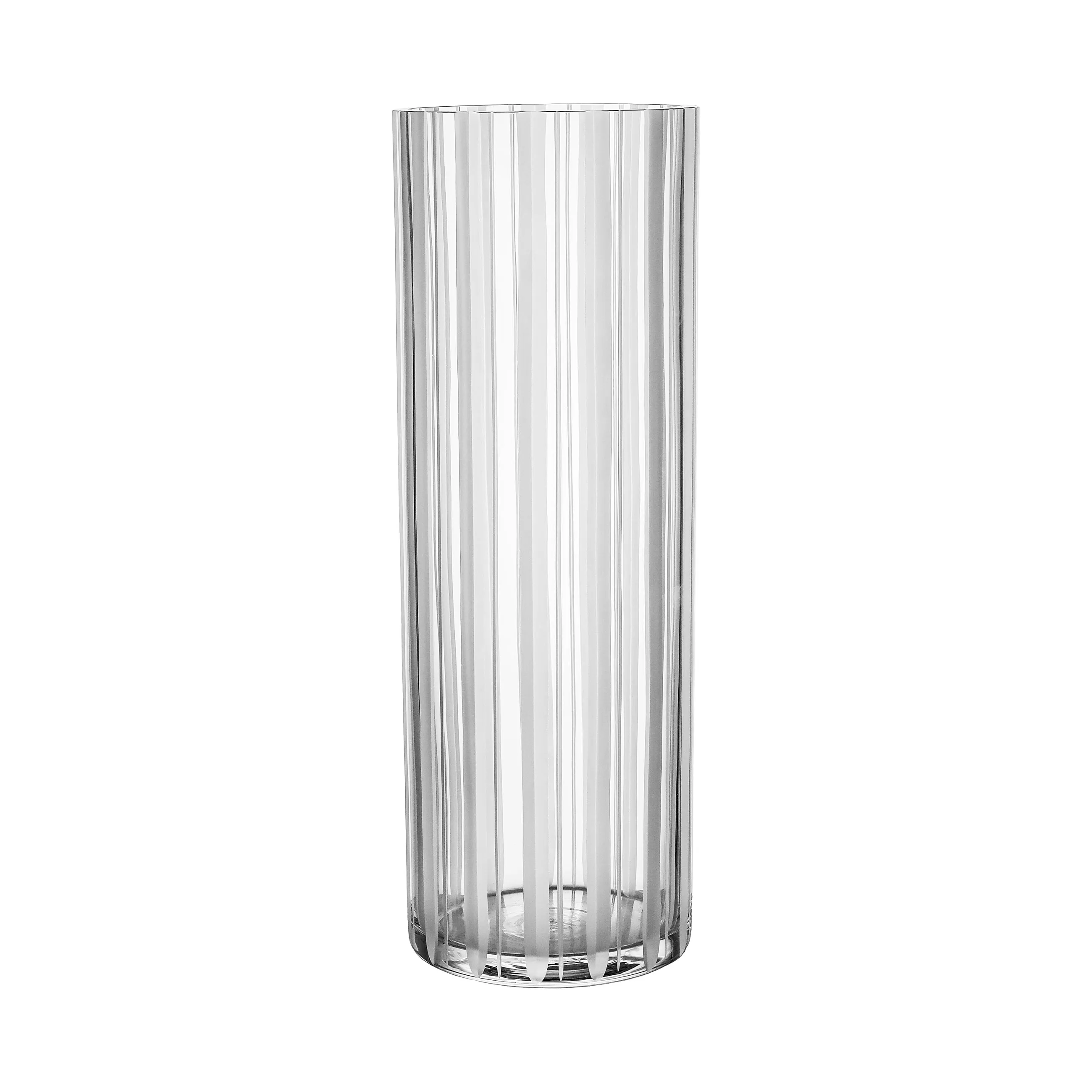 Cut In Number Stripes Vase