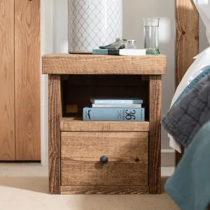 Derwent 1 Drawer Bedside Table Funky Chunky
